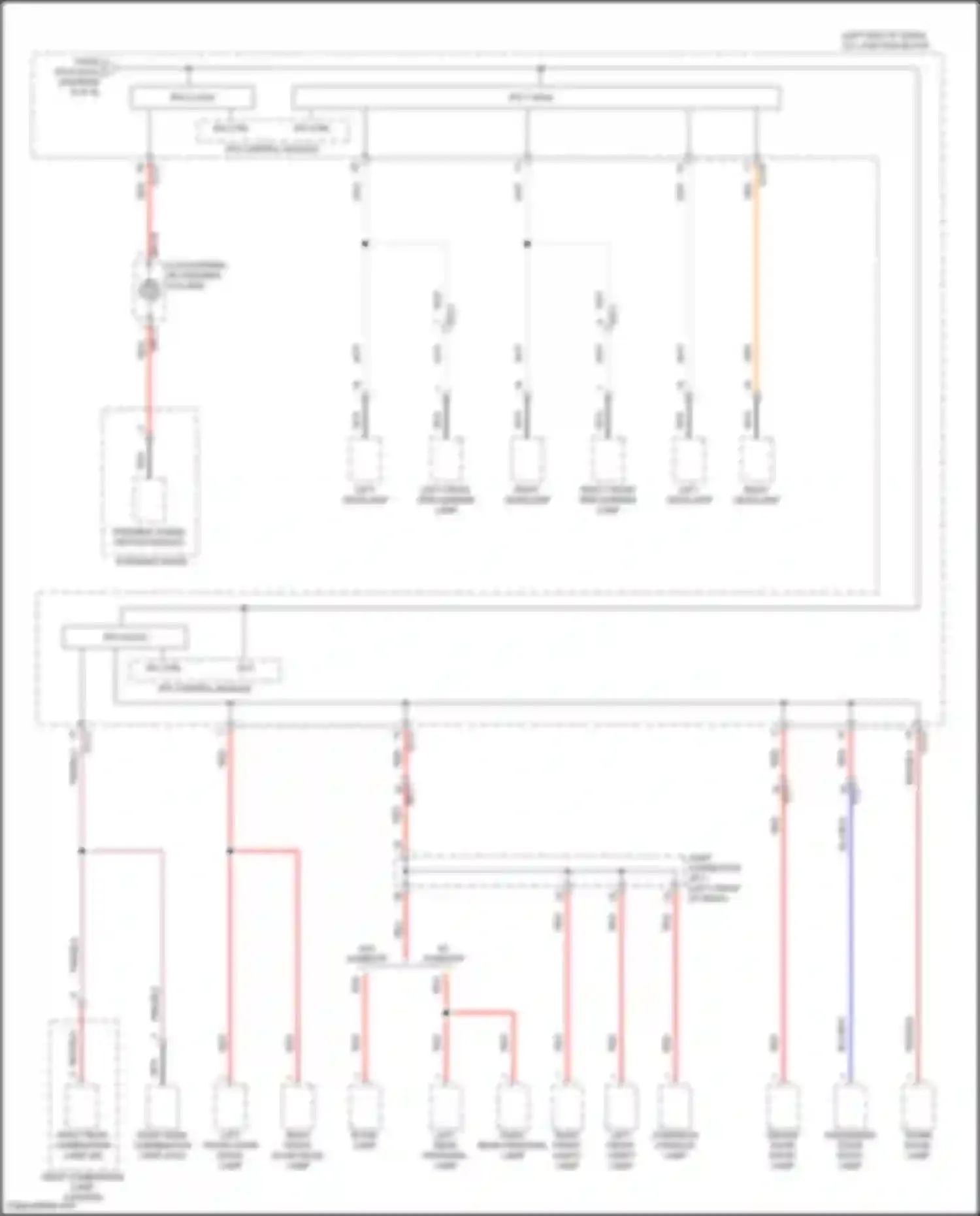 Wiring diagram right front door mood lamp for Hyundai Sonata VIII (2019-2023) (1 of 1)
