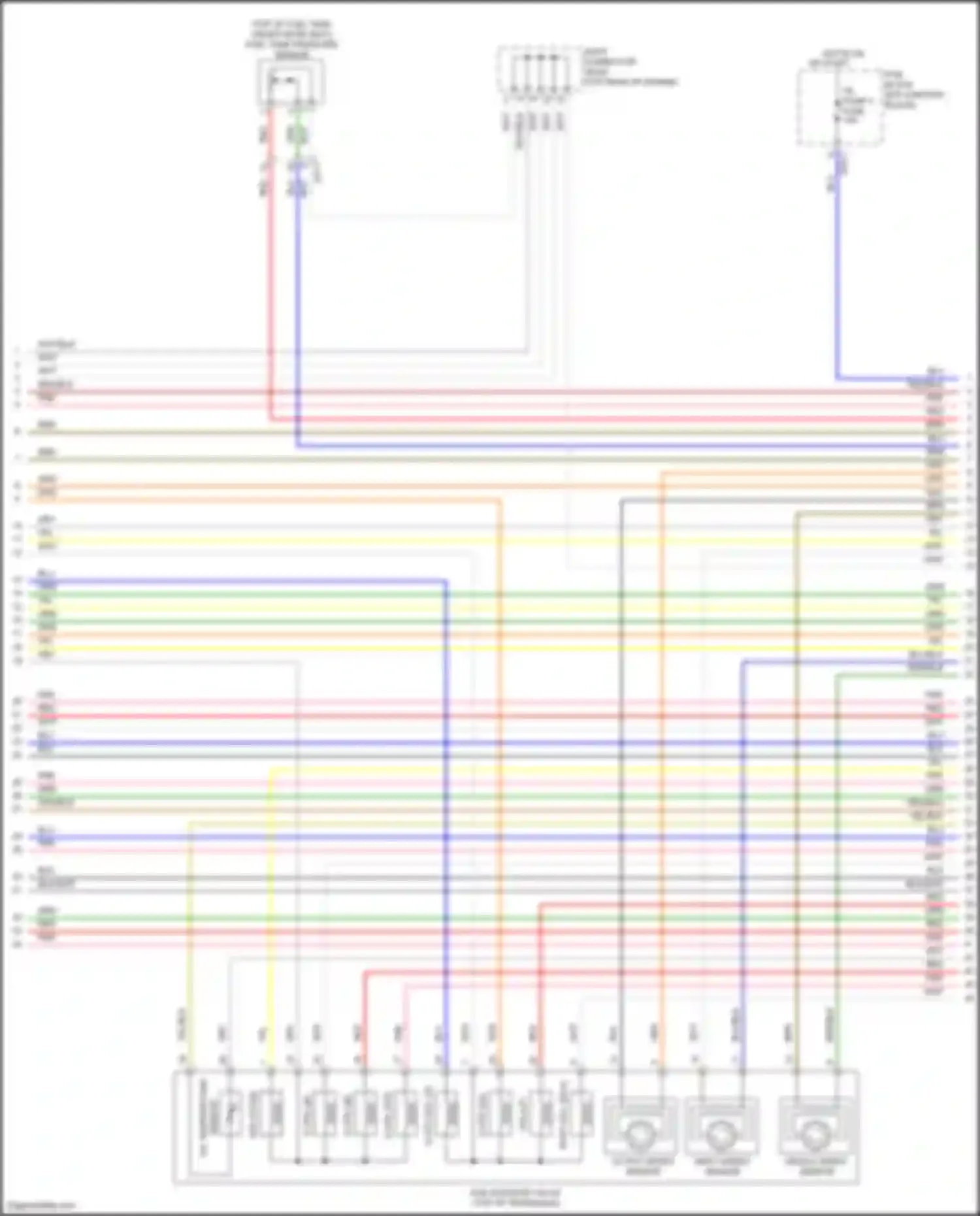 Wiring diagram vfs t/con for Hyundai Sonata VIII (2019-2023) (3 of 4)
