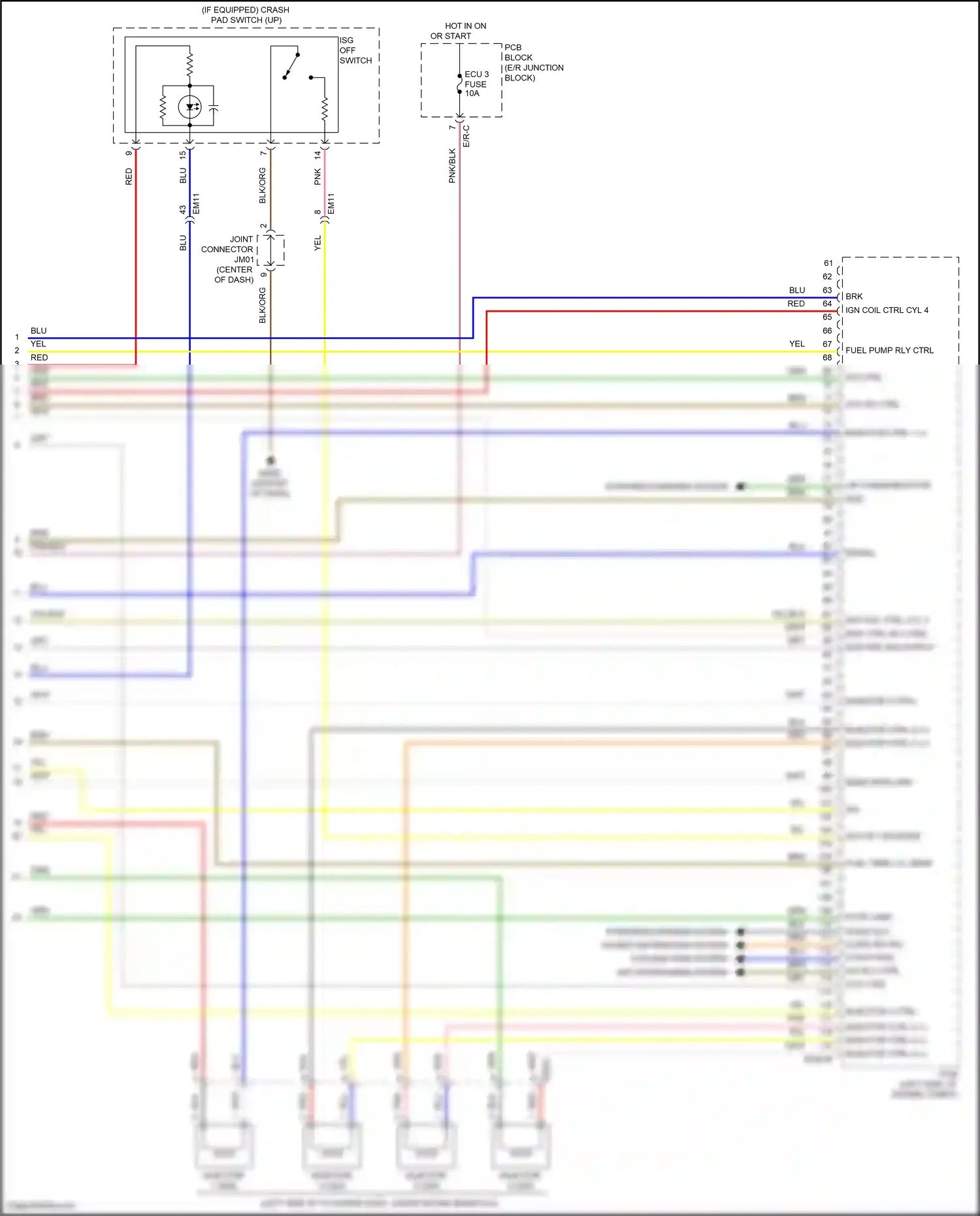 Wiring diagram vis ctrl for Hyundai Sonata VIII (2019-2023) (1 of 1)