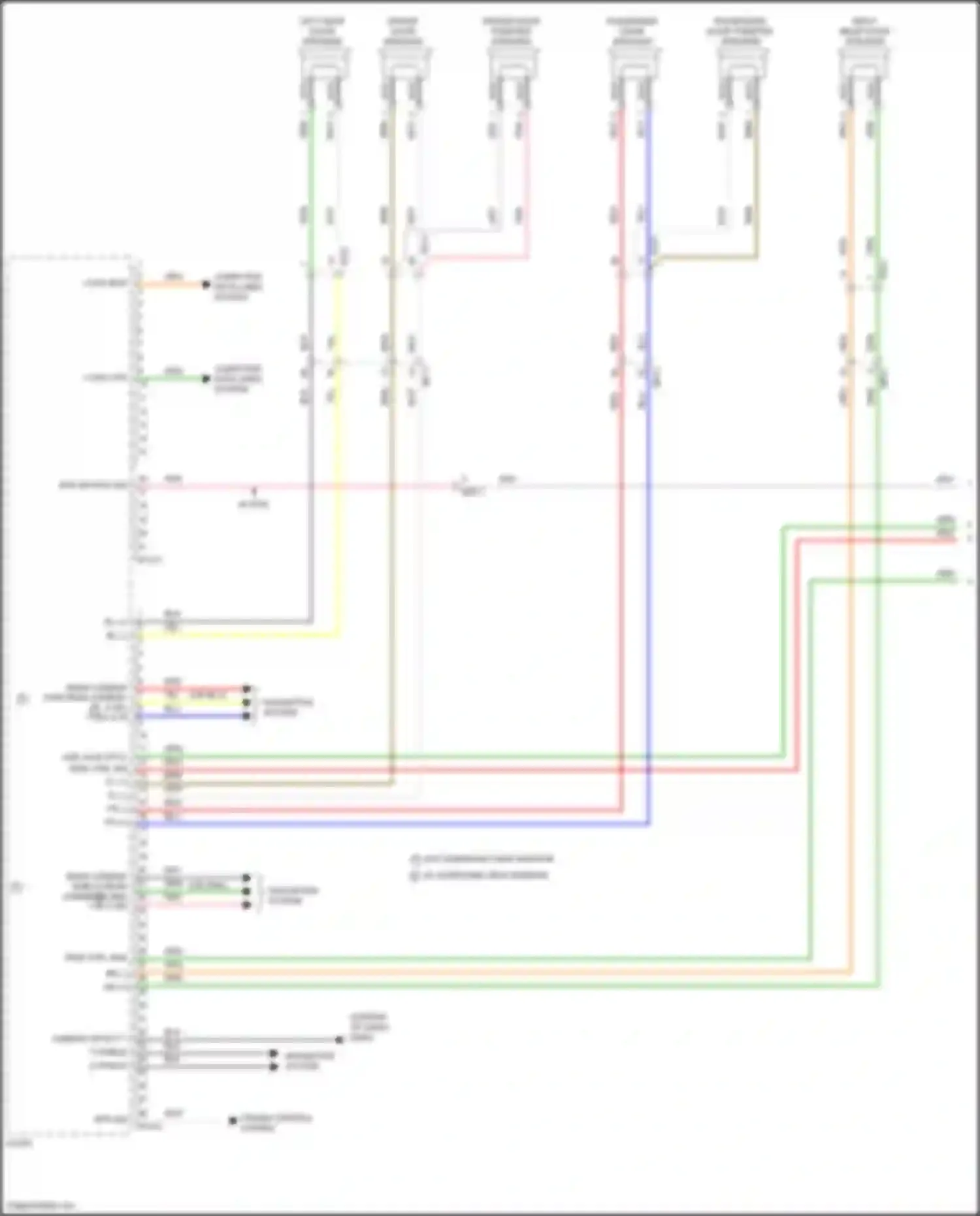 Wiring diagram w/ surround view monitor for Hyundai Sonata VIII (2019-2023) (3 of 5)