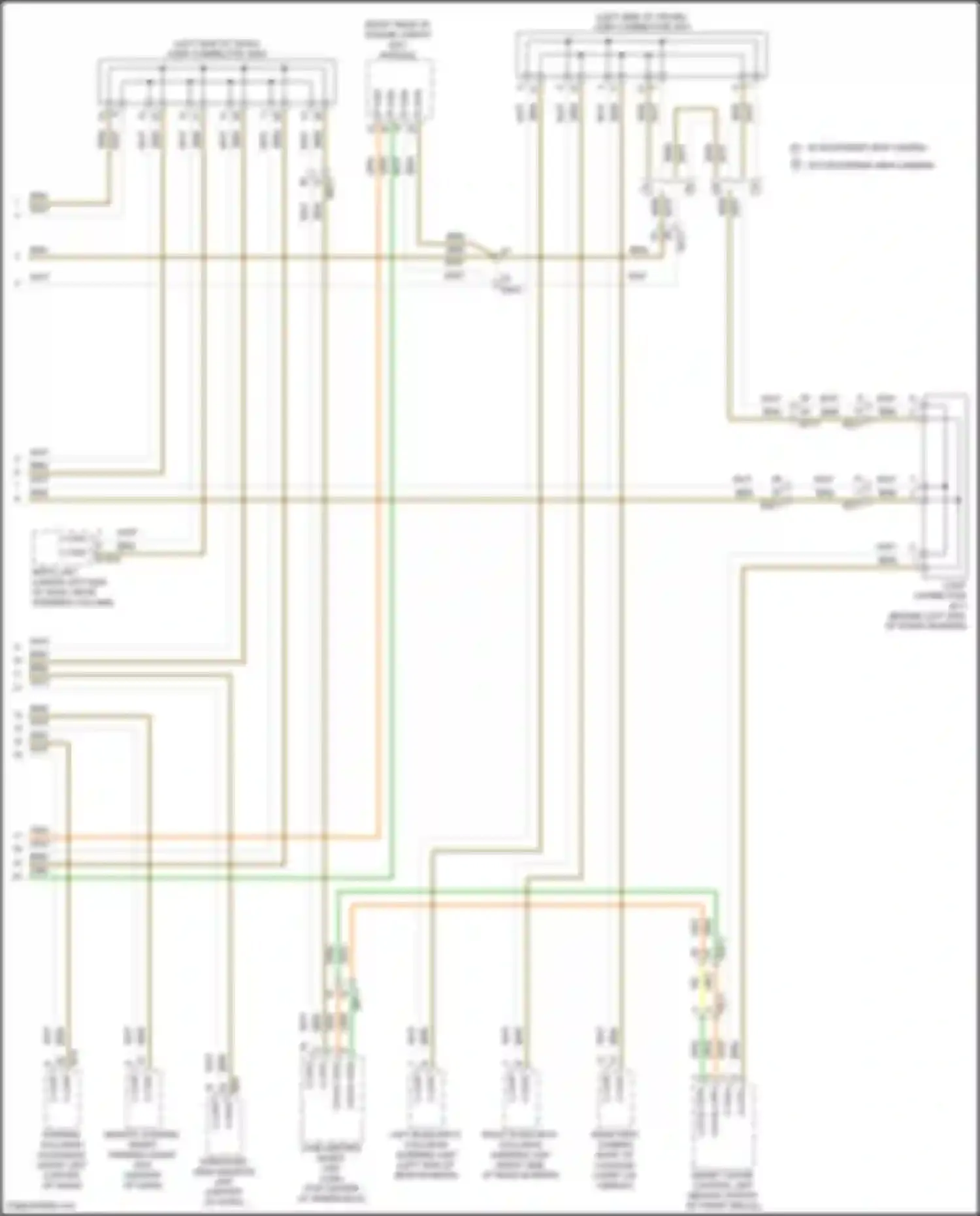 Wiring diagram w/o bcw/rear view camera for Hyundai Sonata VIII (2019-2023) (1 of 1)