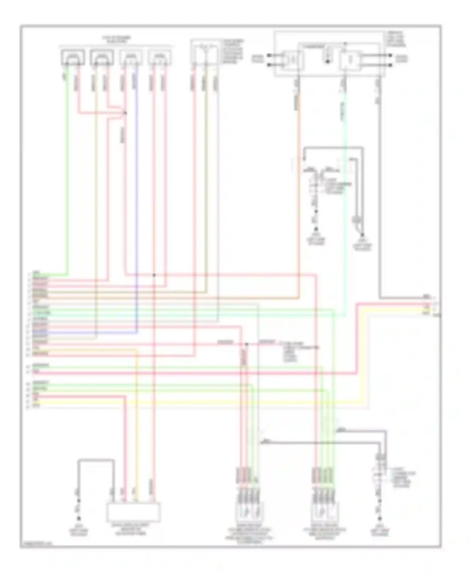 Tiburon Hyundai I facelift (1999-2002): Wiring diagram engine performance 2.0ls (2 of 3)