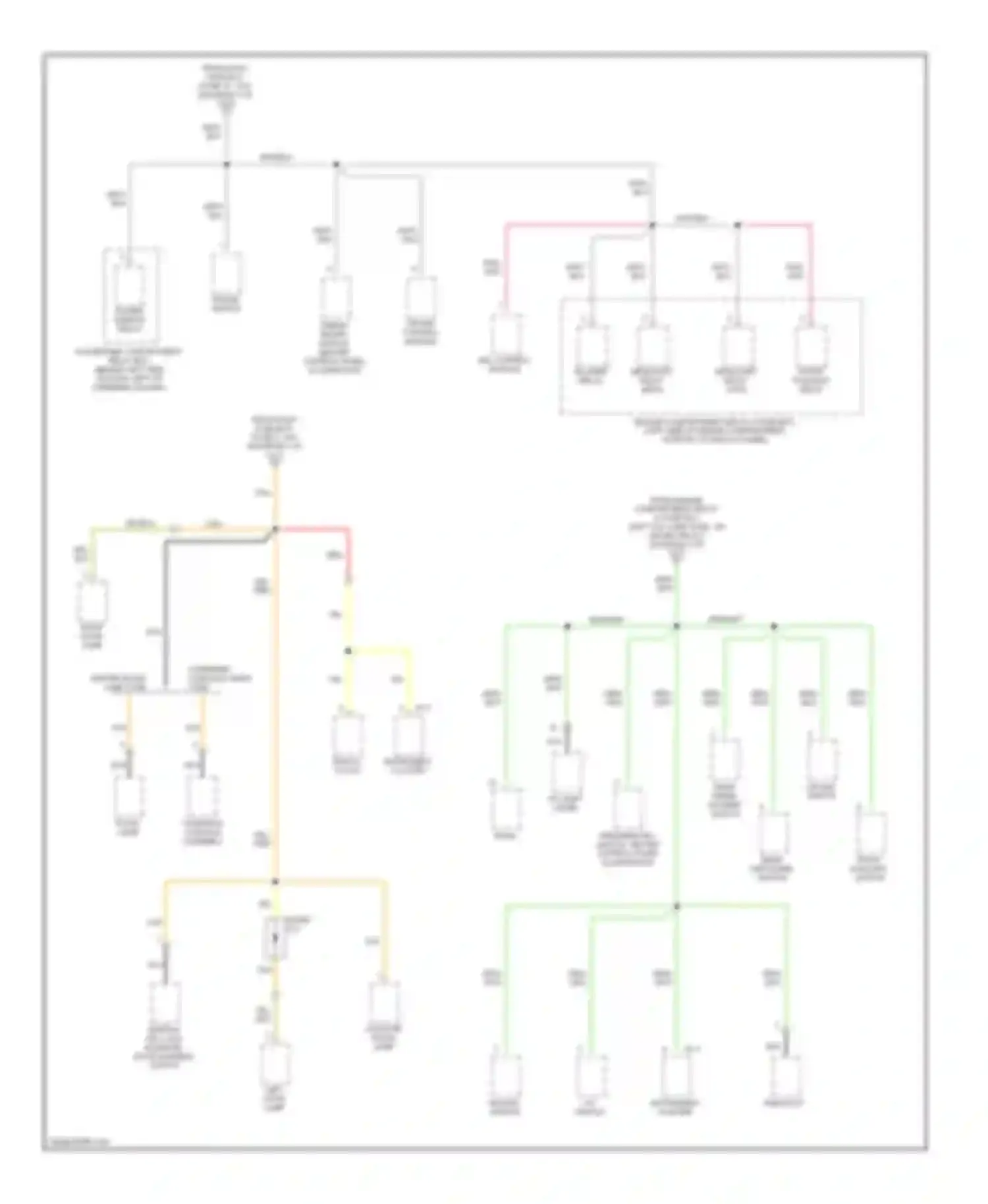 Tiburon Hyundai I facelift (1999-2002): Power distribution circuit (4 of 4)