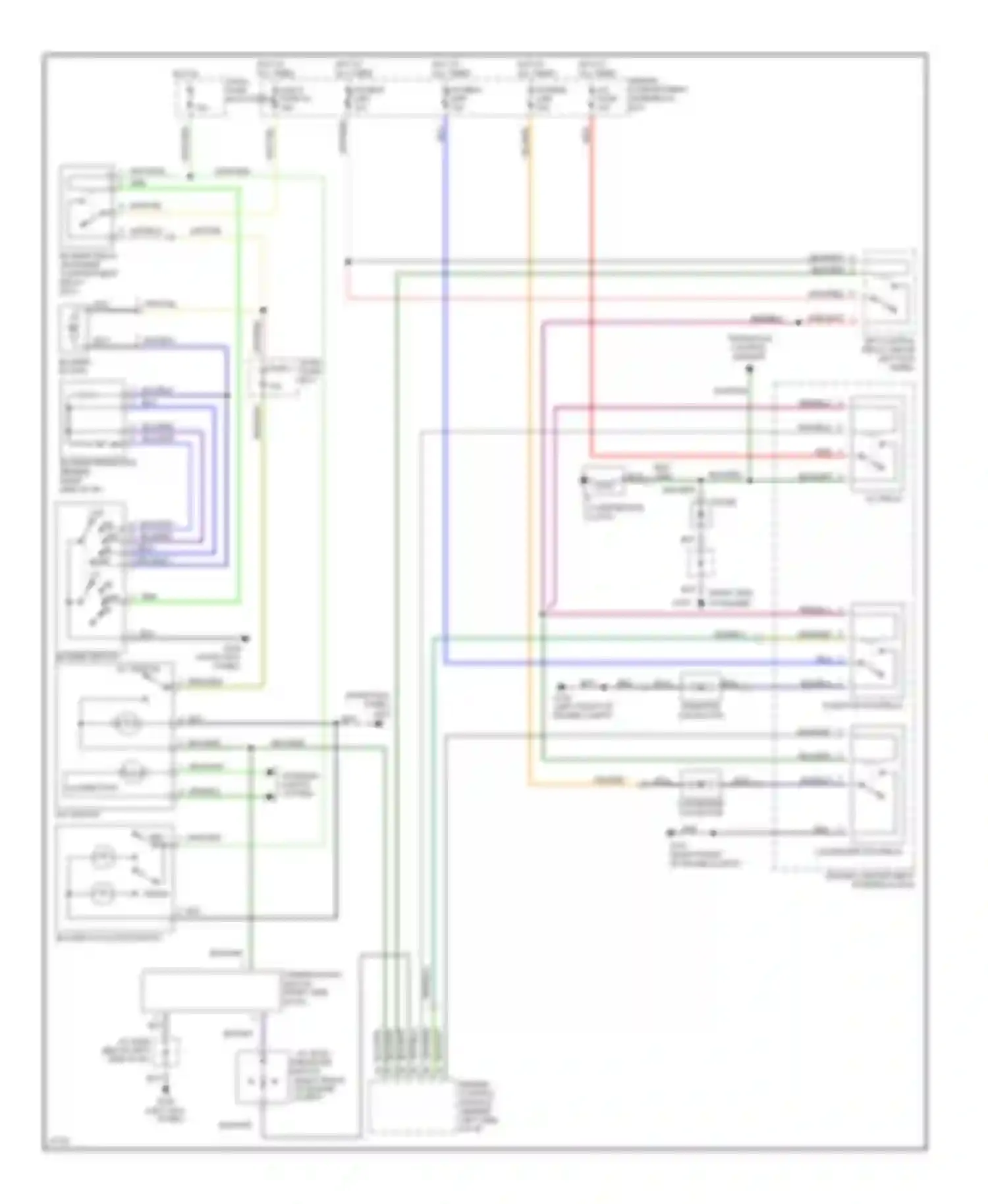 Tiburon Hyundai I (1996-1999): A/c circuit