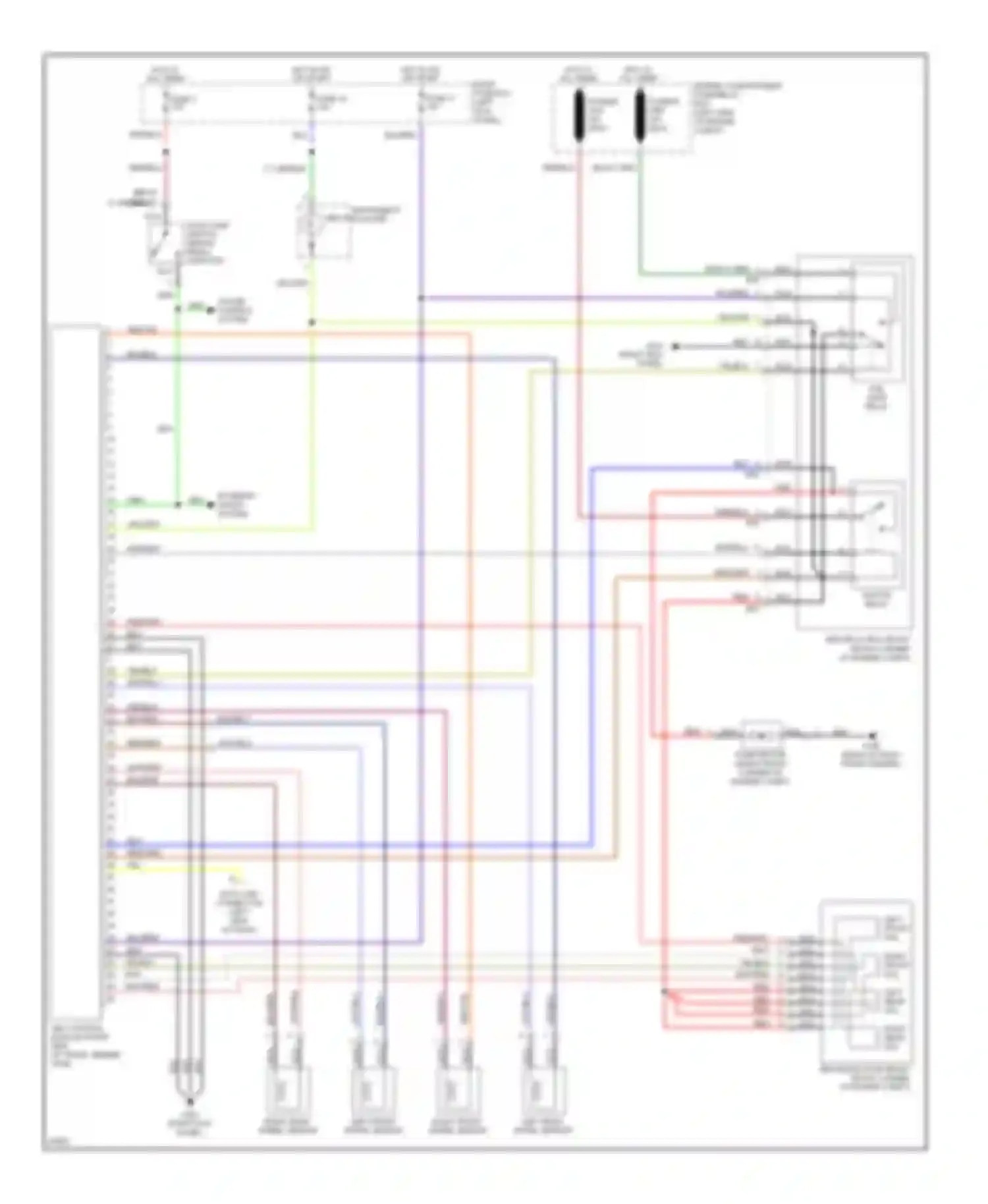 Tiburon Hyundai I (1996-1999): Anti-lock brake circuits