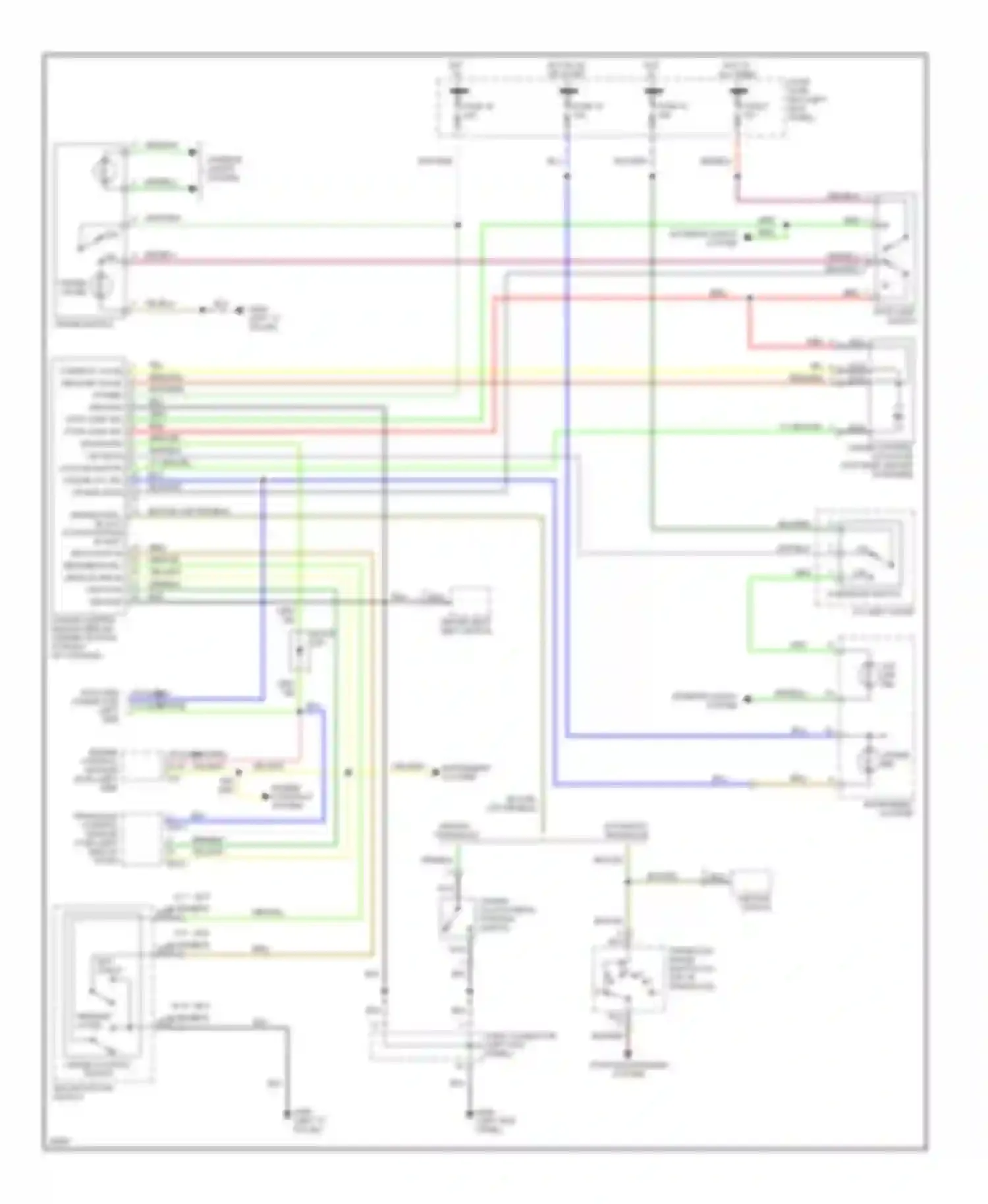 Tiburon Hyundai I (1996-1999): Cruise control circuit