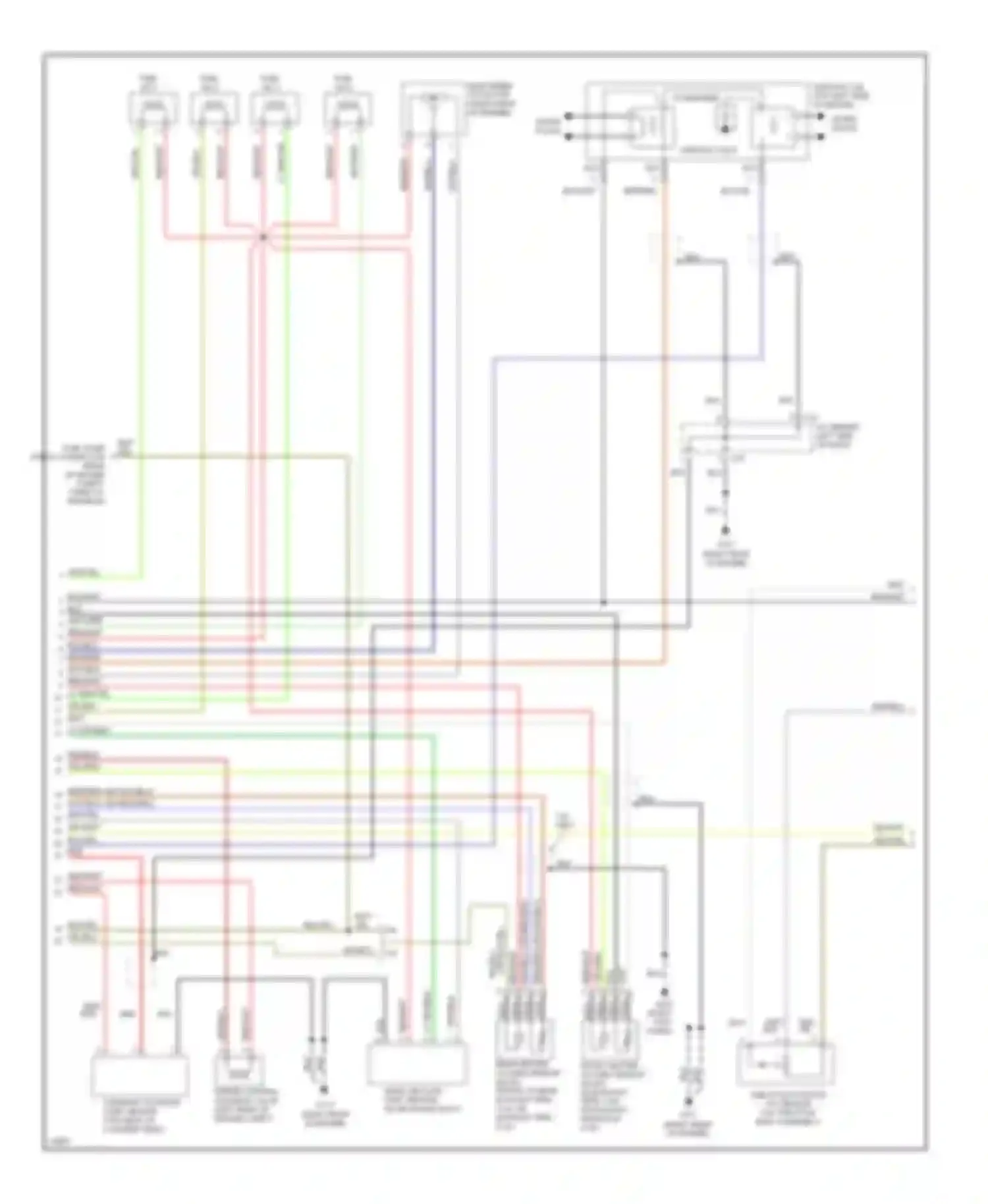 Tiburon Hyundai I (1996-1999): Wiring diagram engine performance 2.0ls (2 of 3)