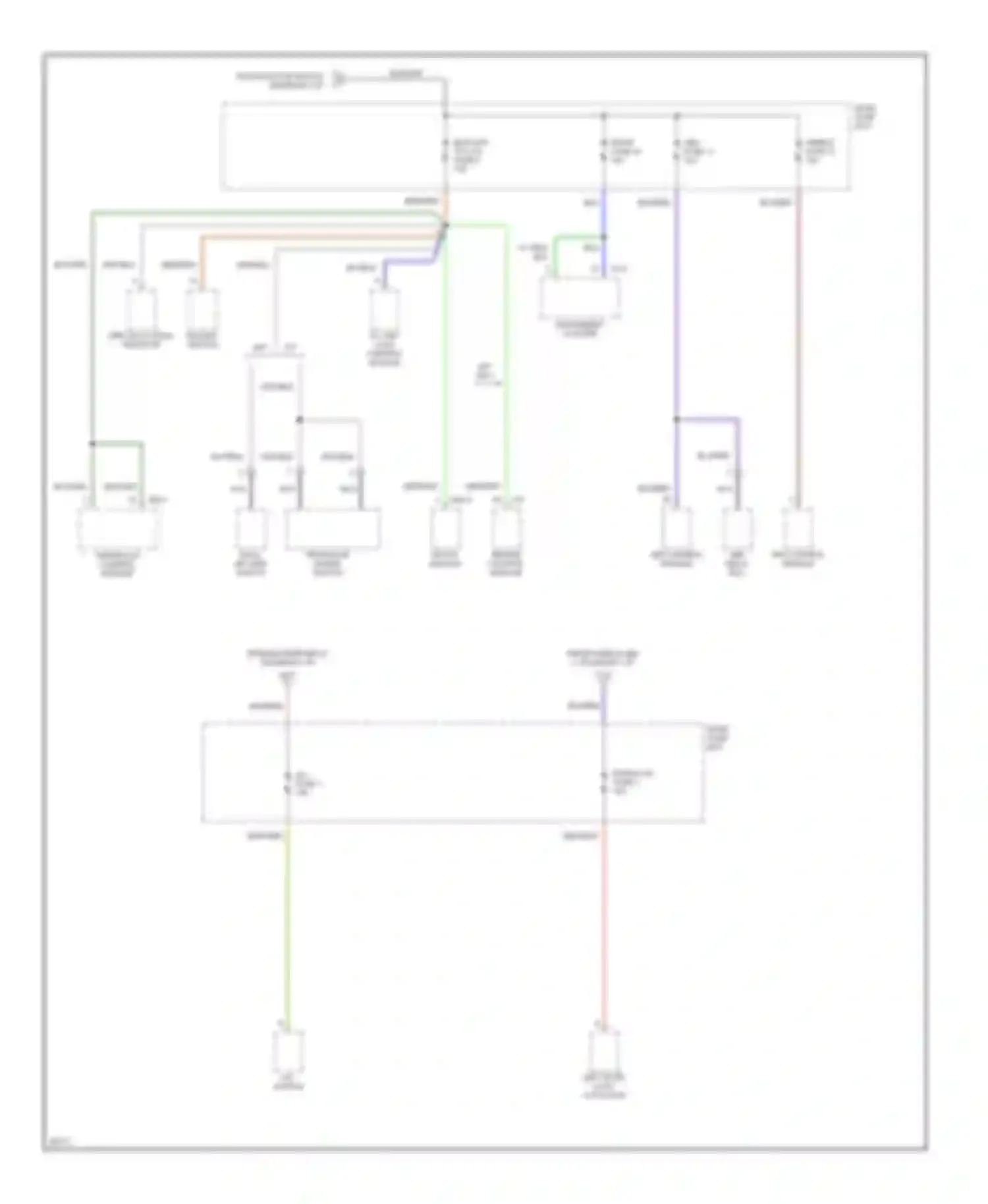 Tiburon Hyundai I (1996-1999): Power distribution circuit (4 of 4)