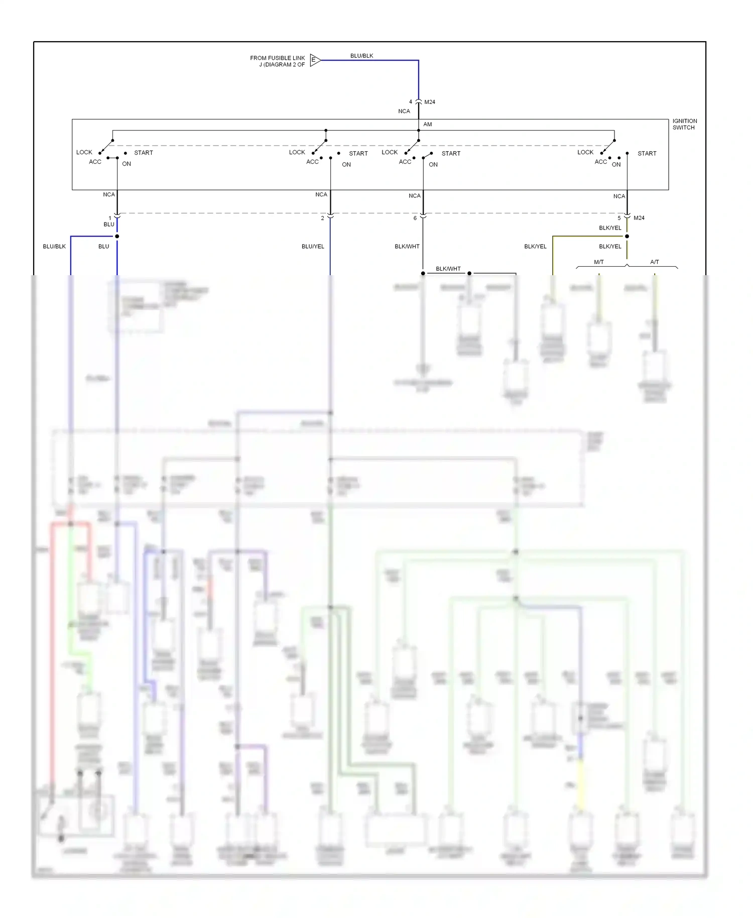 Wiring diagram drl control module for Hyundai Tiburon I (1996-1999) (3 of 3)