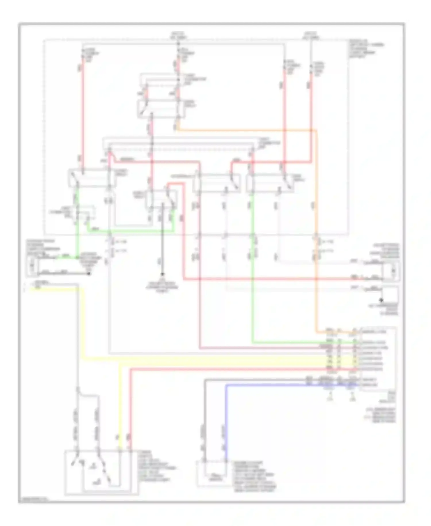 Tiburon Hyundai II facelift (2007-2009): Automatic a/c circuit (2 of 2)