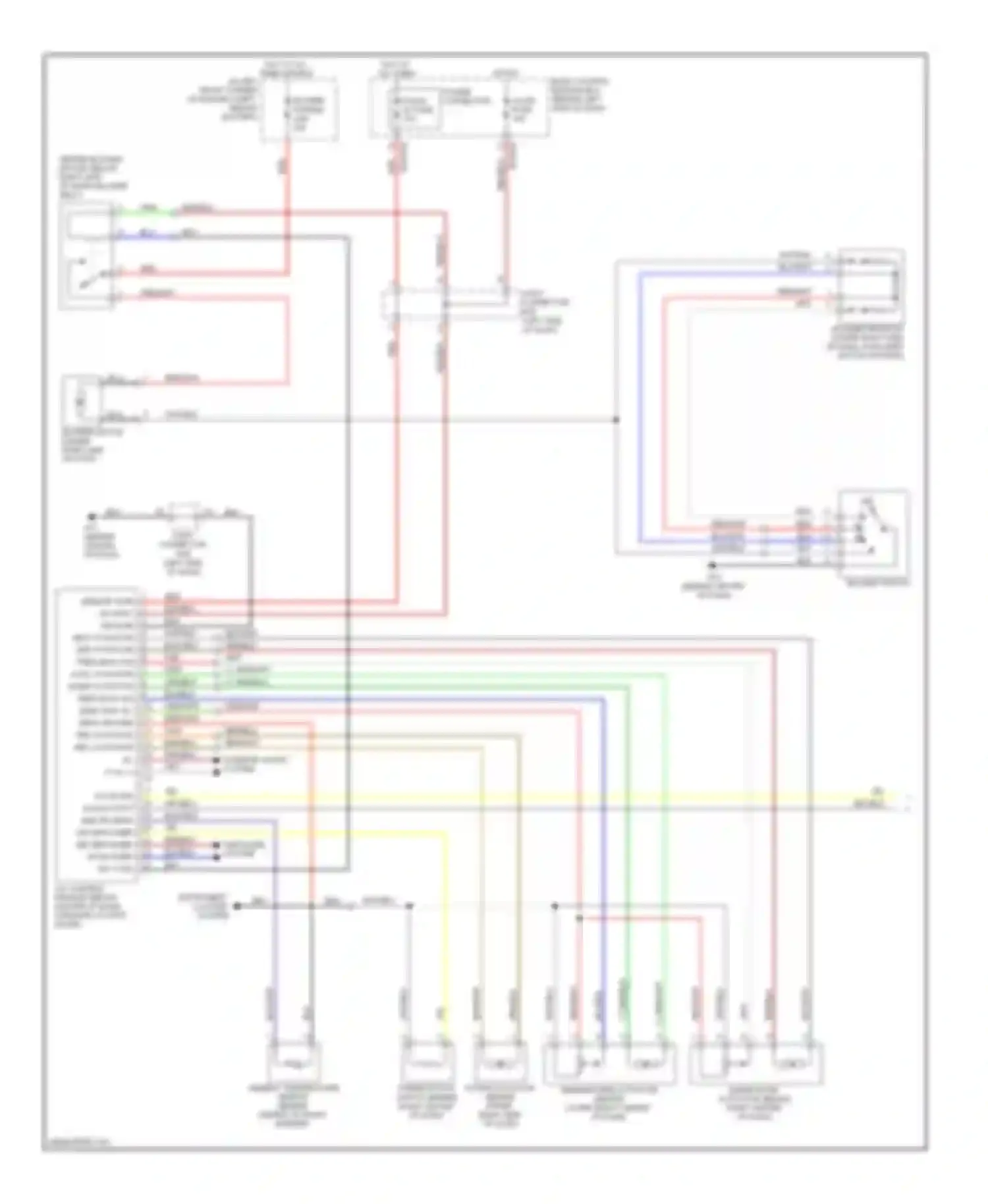 Tiburon Hyundai II facelift (2007-2009): Manual a/c circuit (1 of 2)