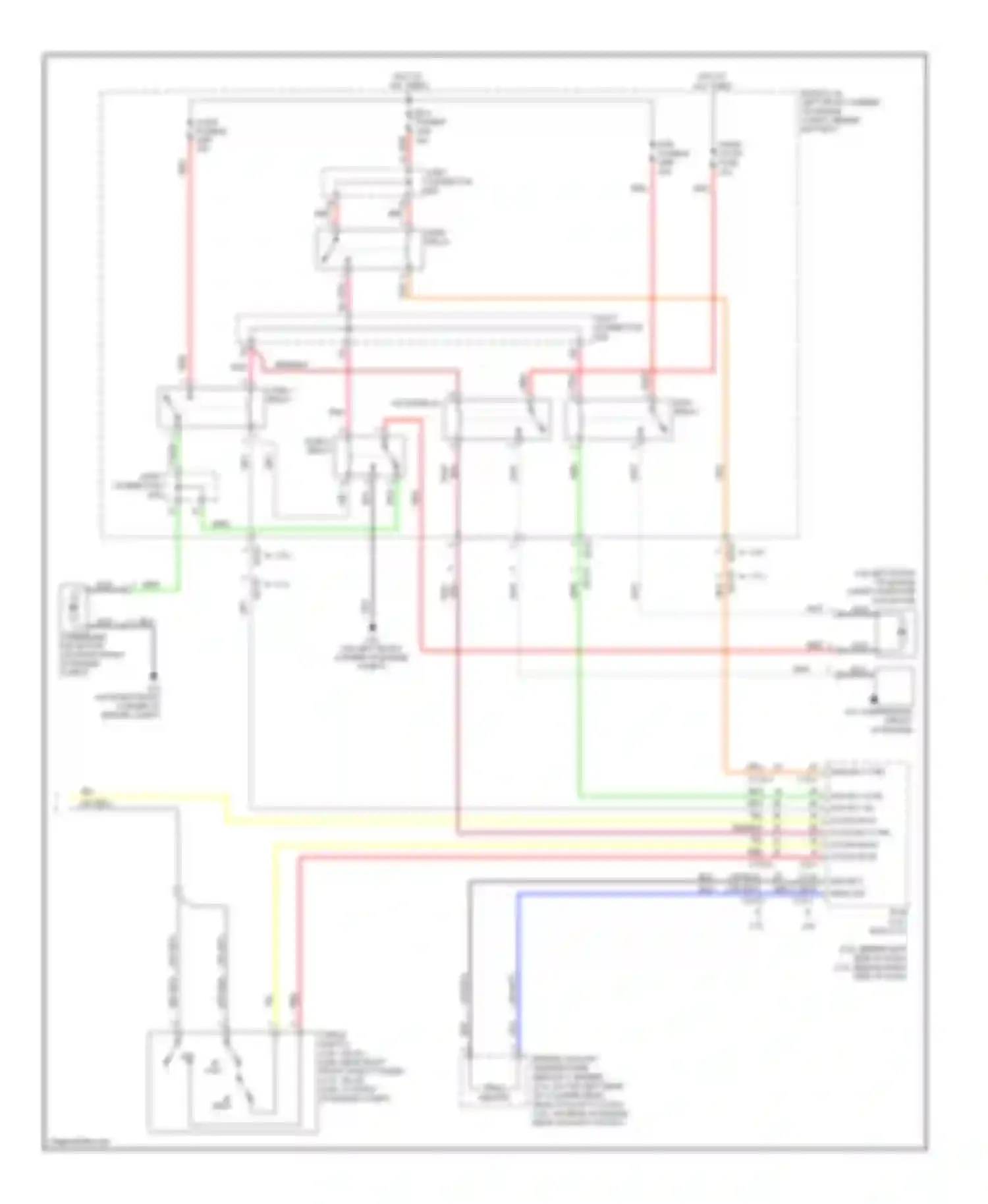 Tiburon Hyundai II facelift (2007-2009): Manual a/c circuit (2 of 2)