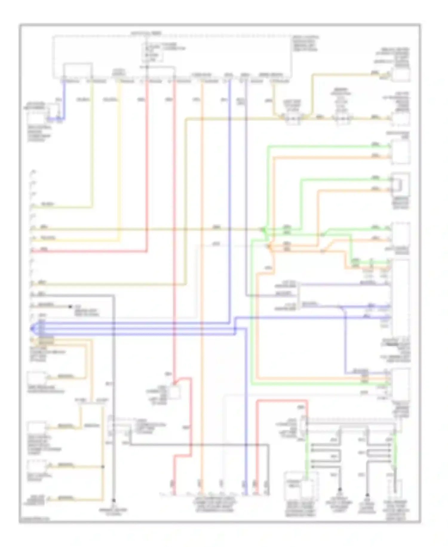 Tiburon Hyundai II facelift (2007-2009): Computer data lines circuit
