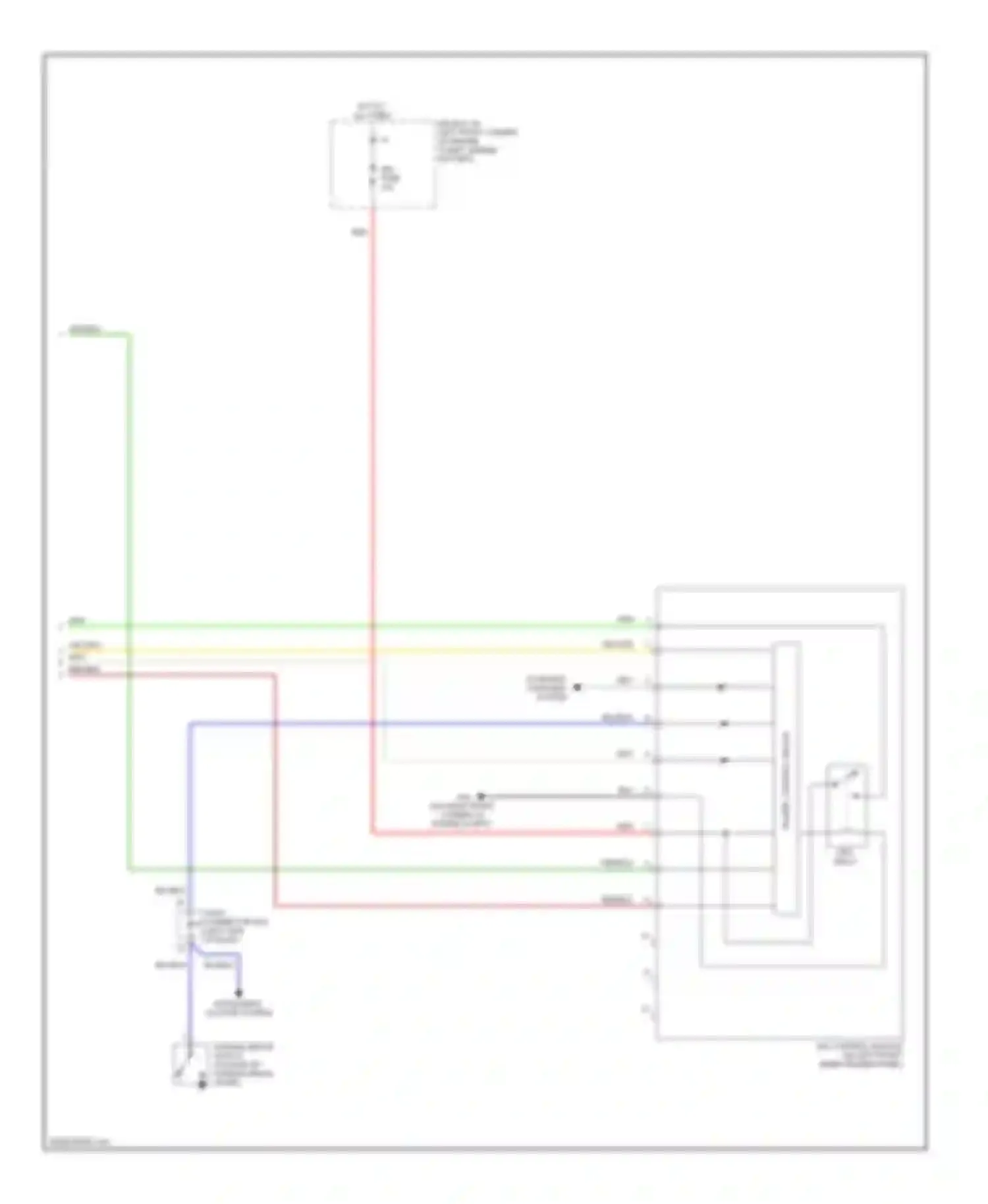 Tiburon Hyundai II facelift (2007-2009): Headlights circuit, with drl (2 of 2)