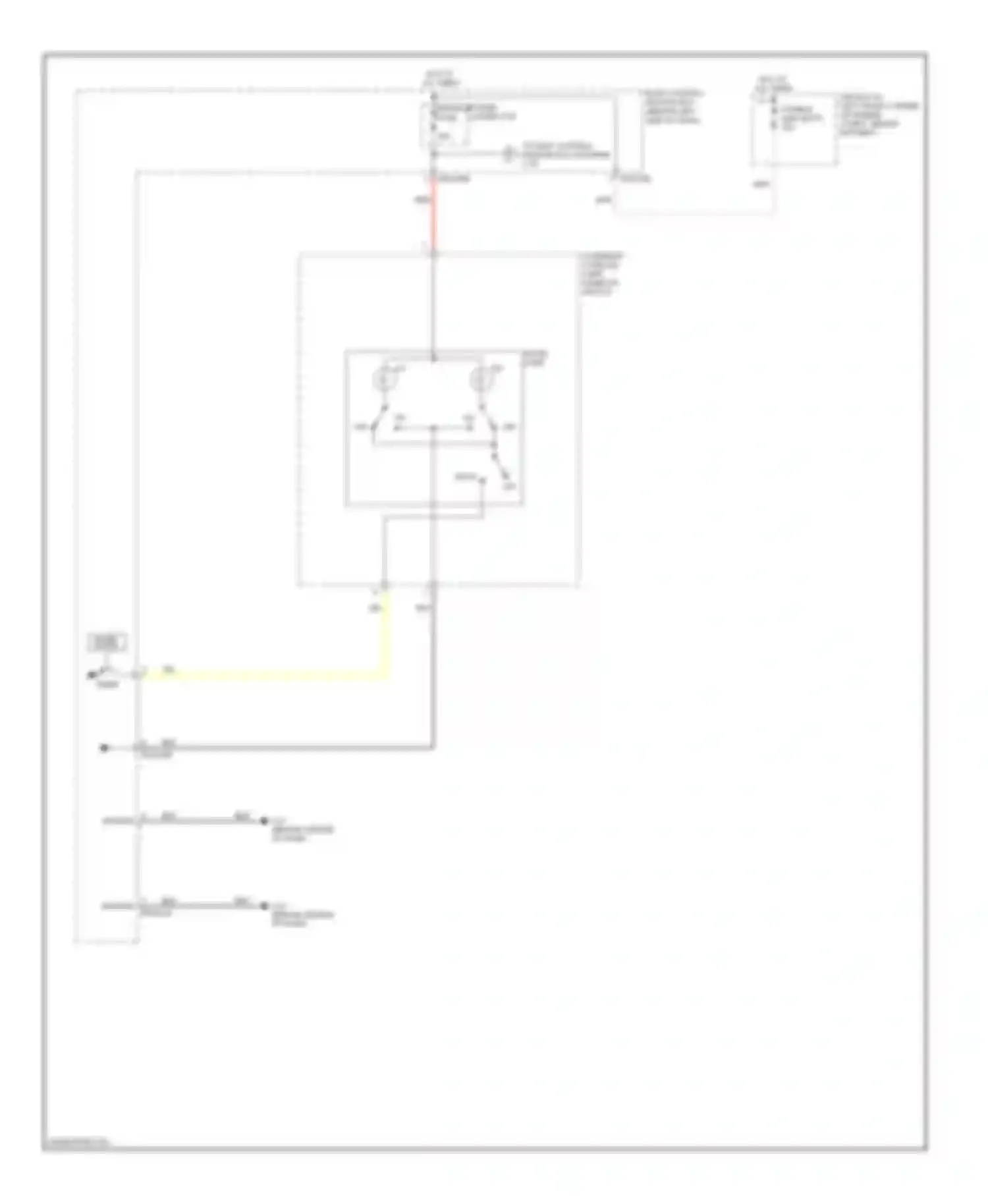 Tiburon Hyundai II facelift (2007-2009): Courtesy lamps circuit (1 of 2)