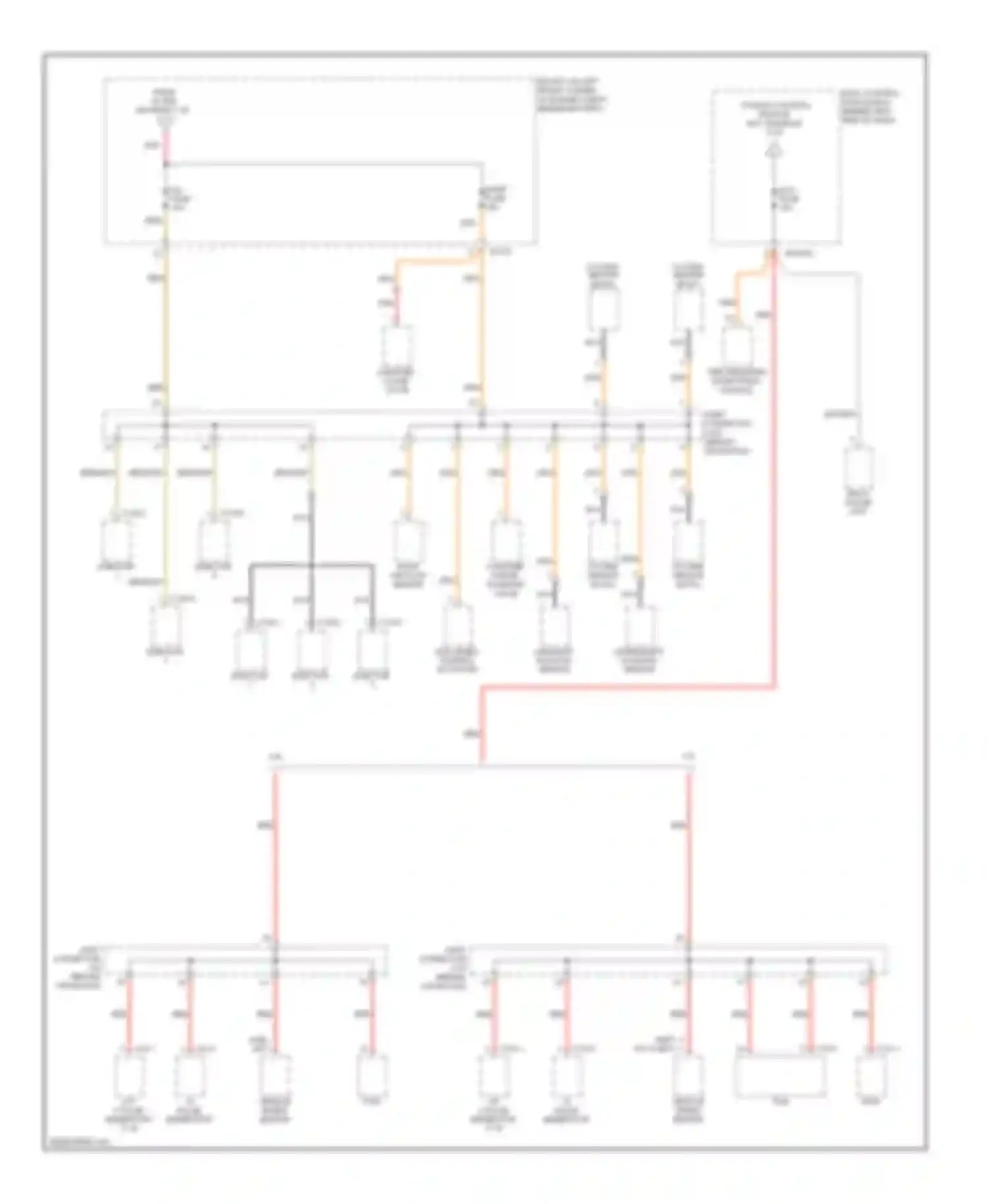 Tiburon Hyundai II facelift (2007-2009): Power distribution circuit (3 of 8)