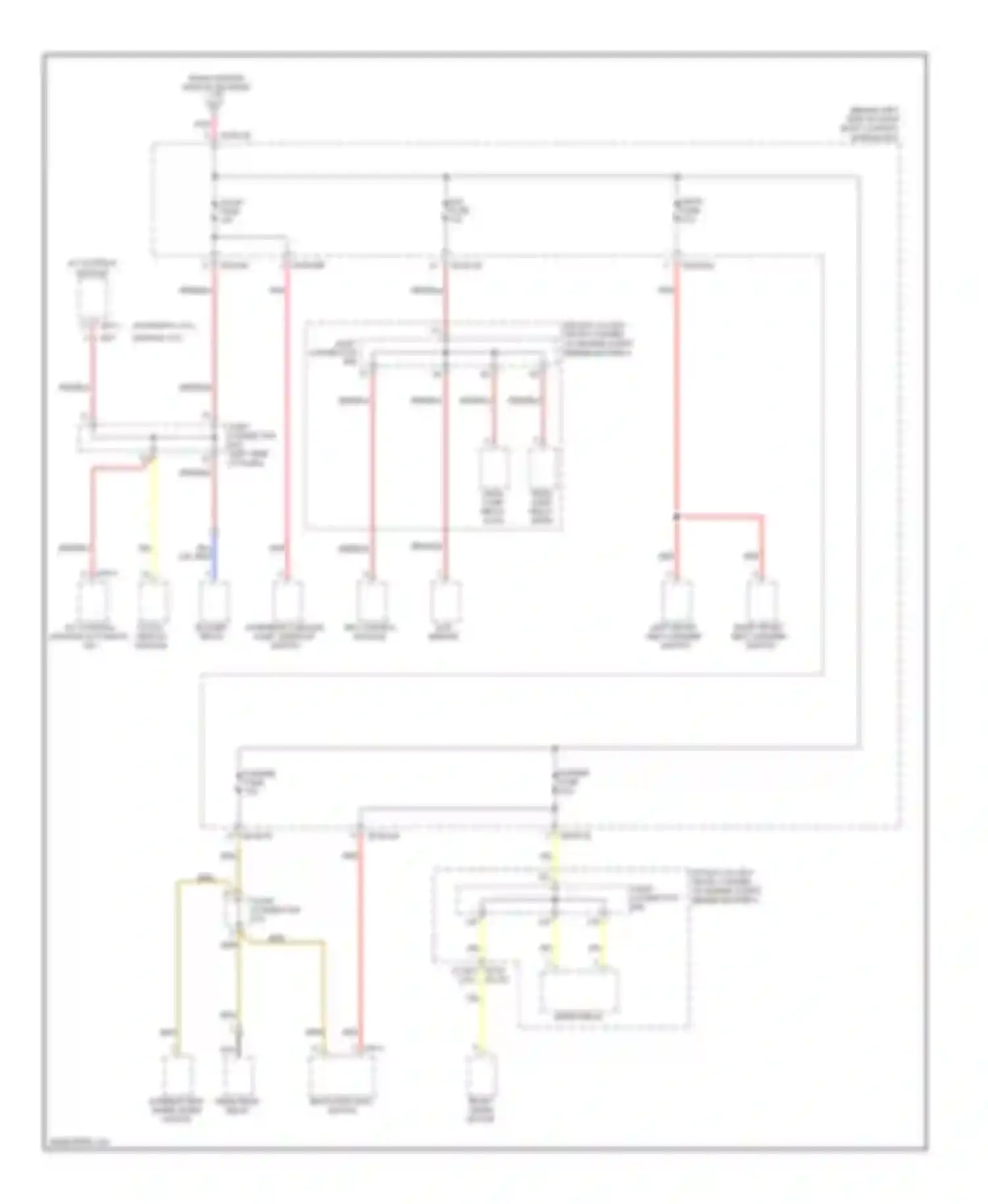 Tiburon Hyundai II facelift (2007-2009): Power distribution circuit (4 of 8)