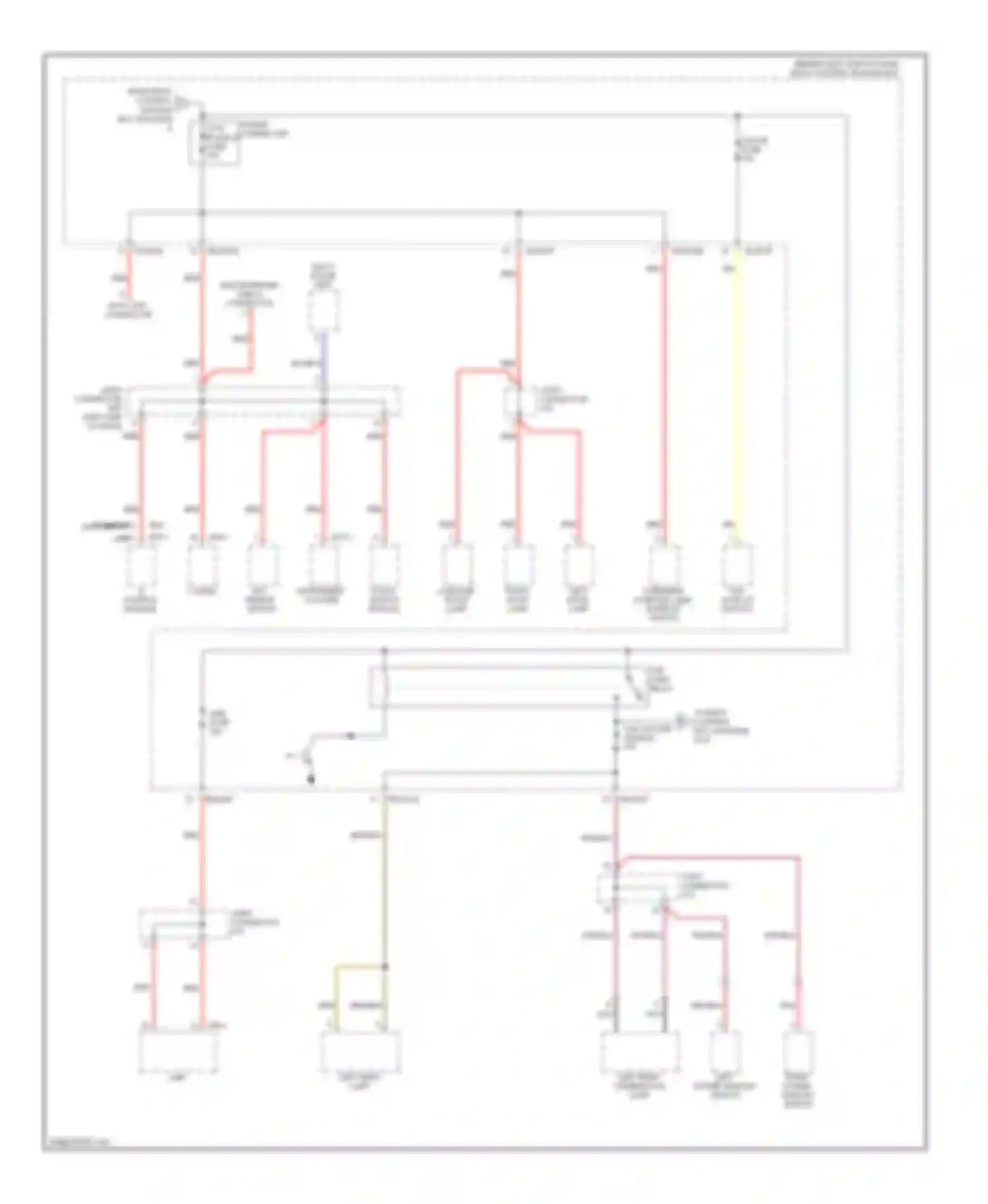 Tiburon Hyundai II facelift (2007-2009): Power distribution circuit (7 of 8)