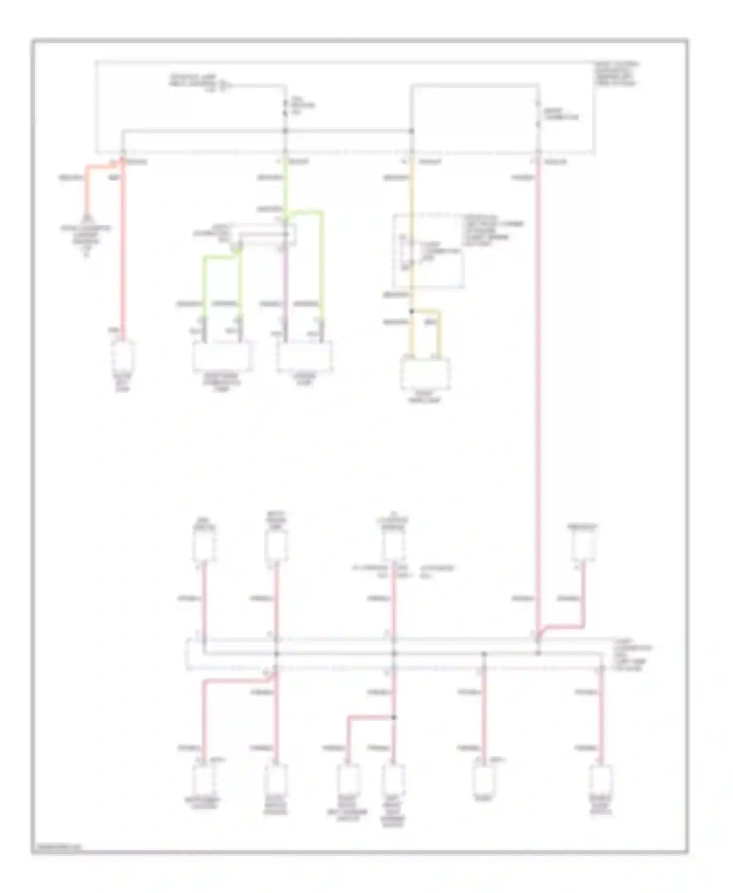 Tiburon Hyundai II facelift (2007-2009): Power distribution circuit (8 of 8)