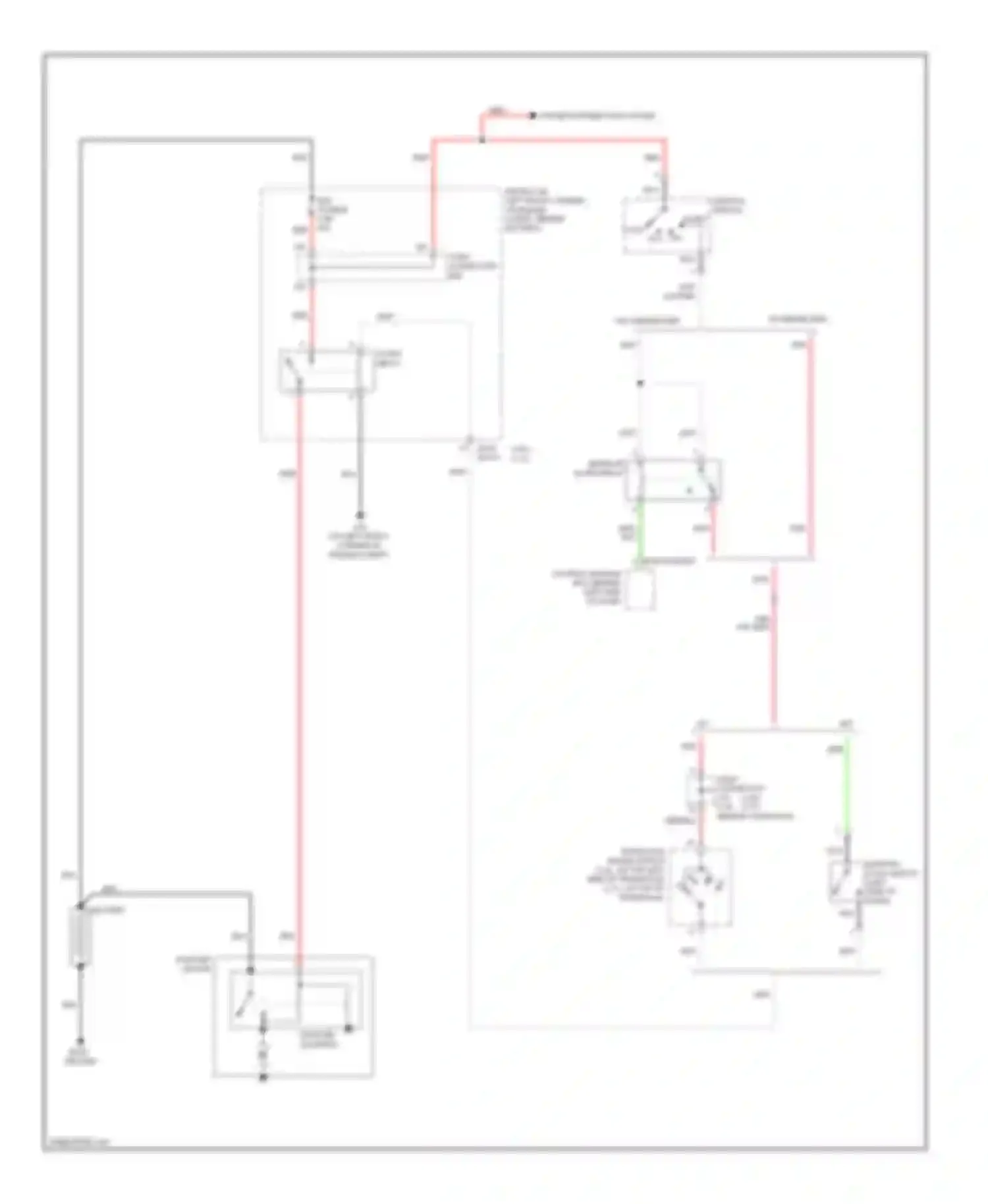 Tiburon Hyundai II facelift (2007-2009): Starting circuit