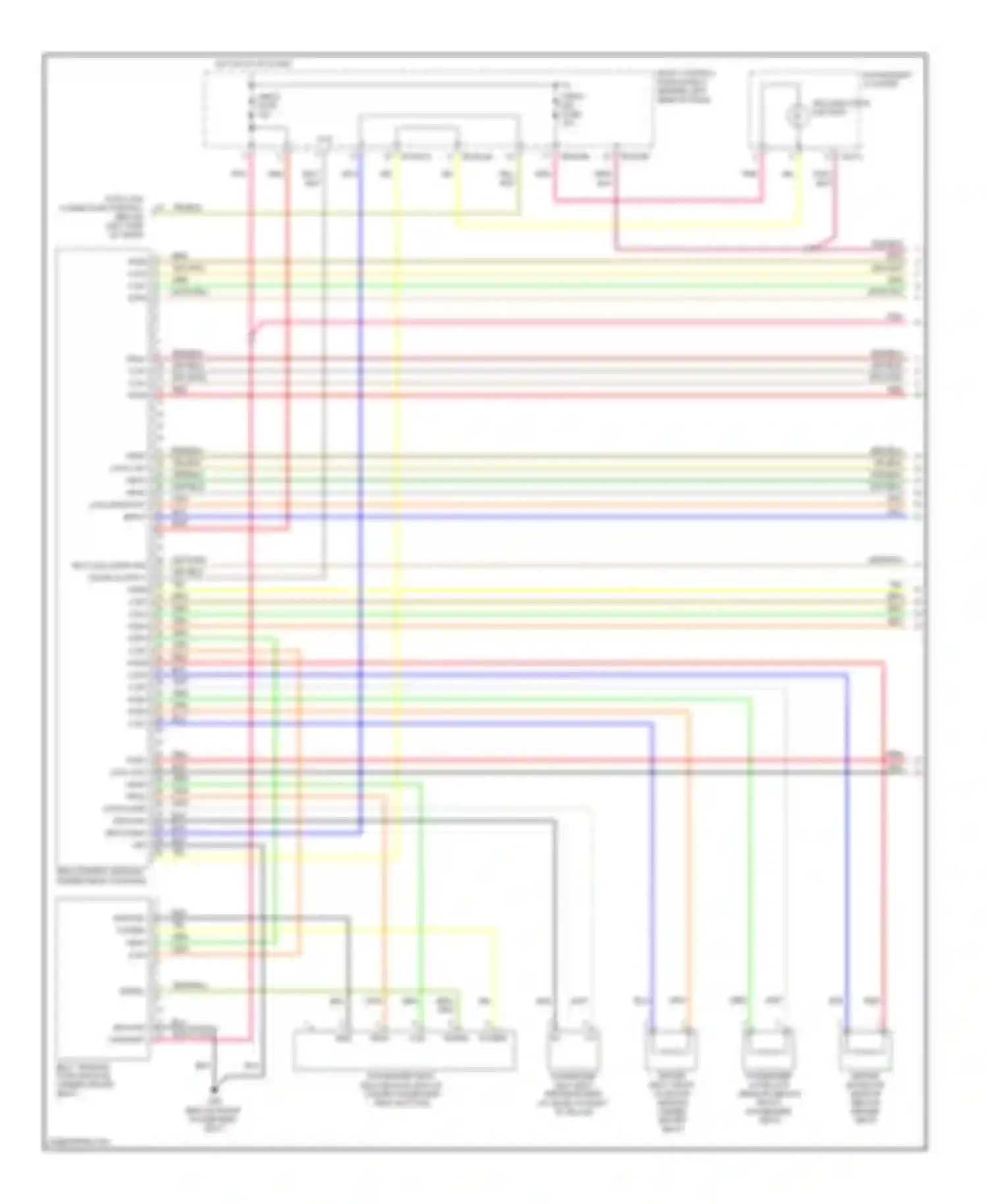 Tiburon Hyundai II facelift (2007-2009): Supplemental restraints circuit, advanced (1 of 2)