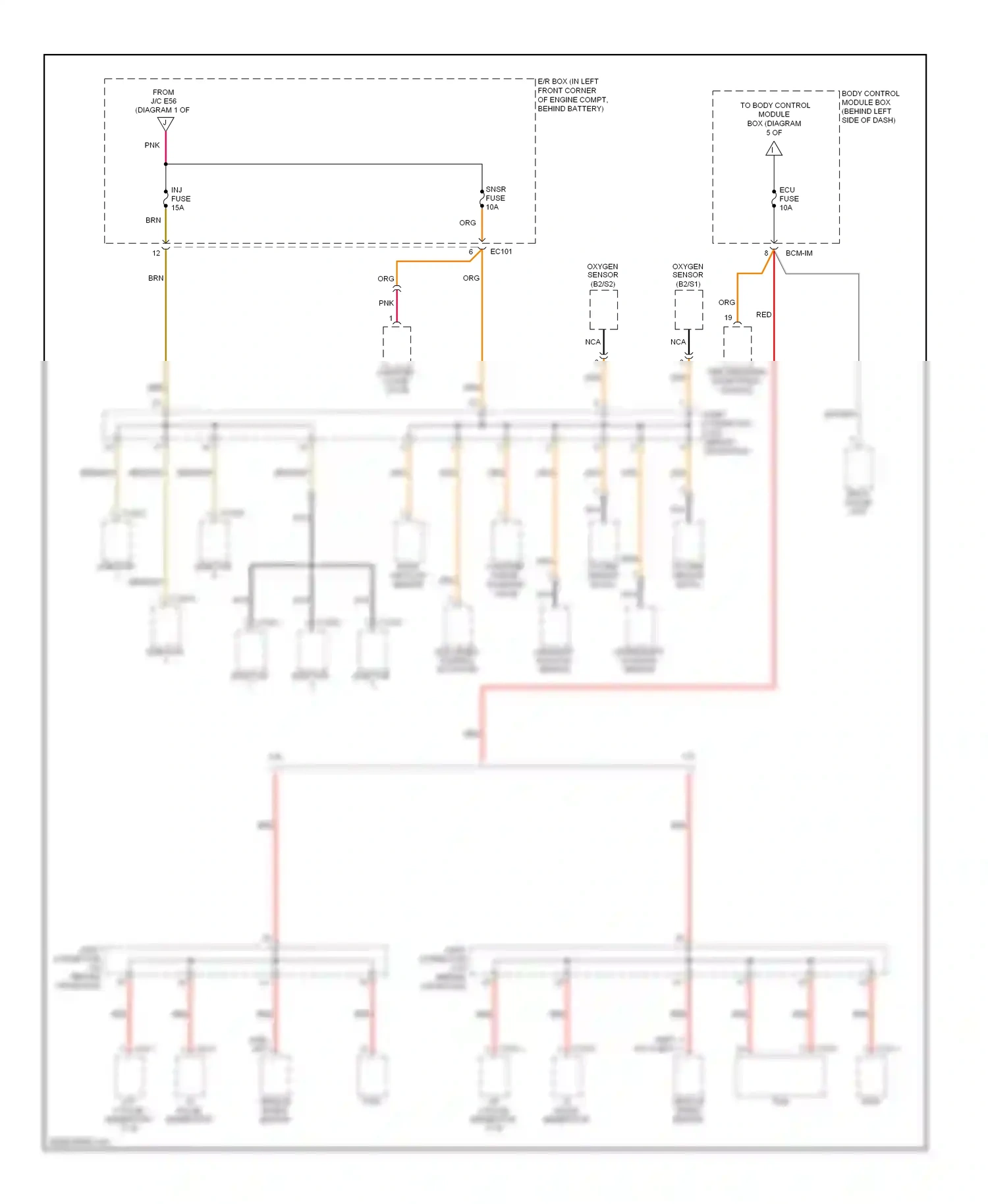 Wiring diagram 2.0l for Hyundai Tiburon II facelift (2007-2009) (10 of 10)