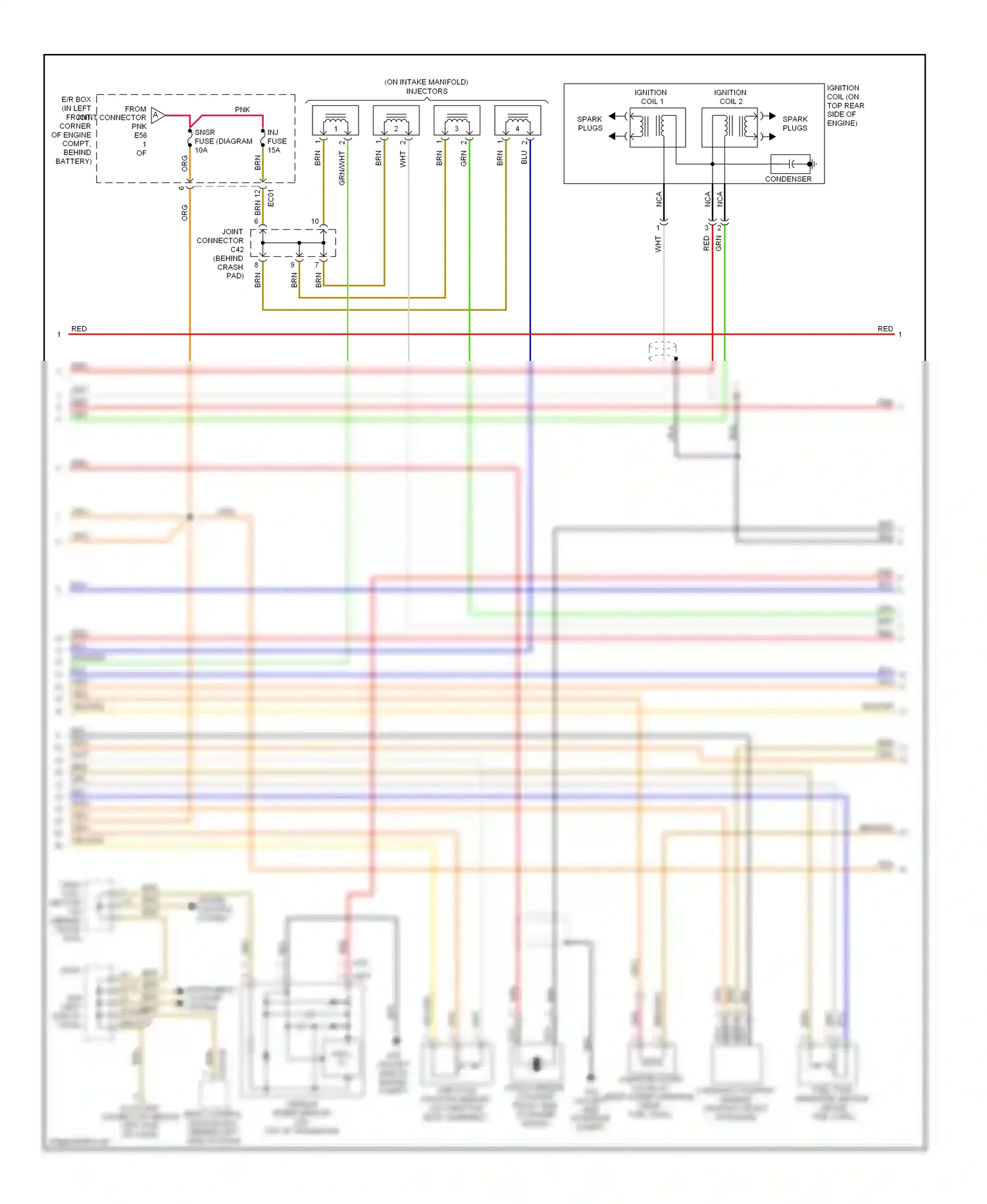 Wiring diagram blu for Hyundai Tiburon II facelift (2007-2009) (14 of 43)