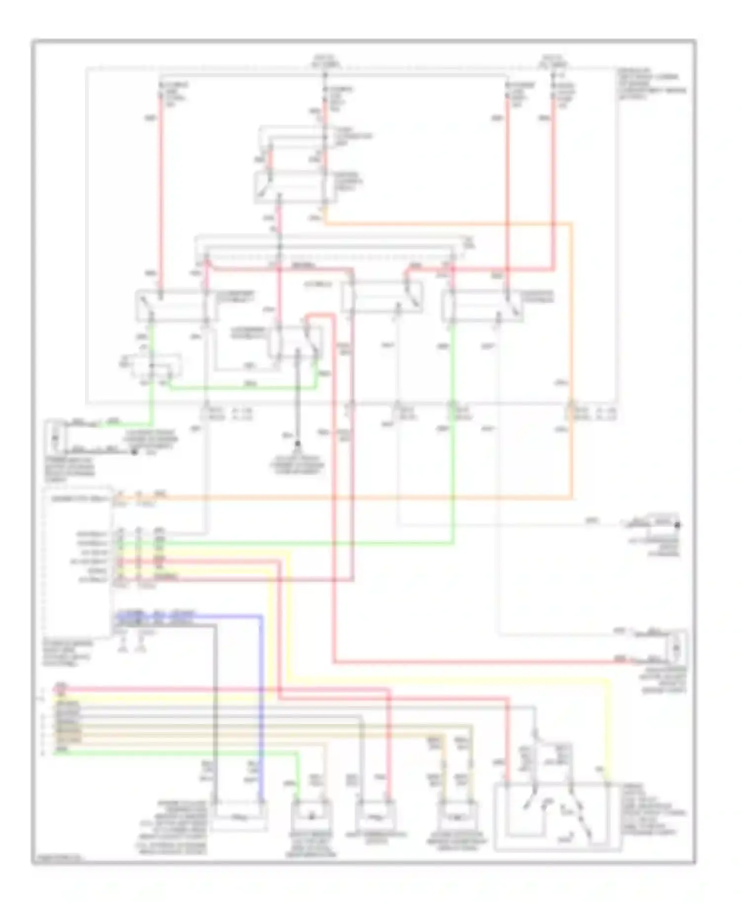 Tiburon Hyundai II (2002-2007): Automatic a/c circuit (2 of 2)