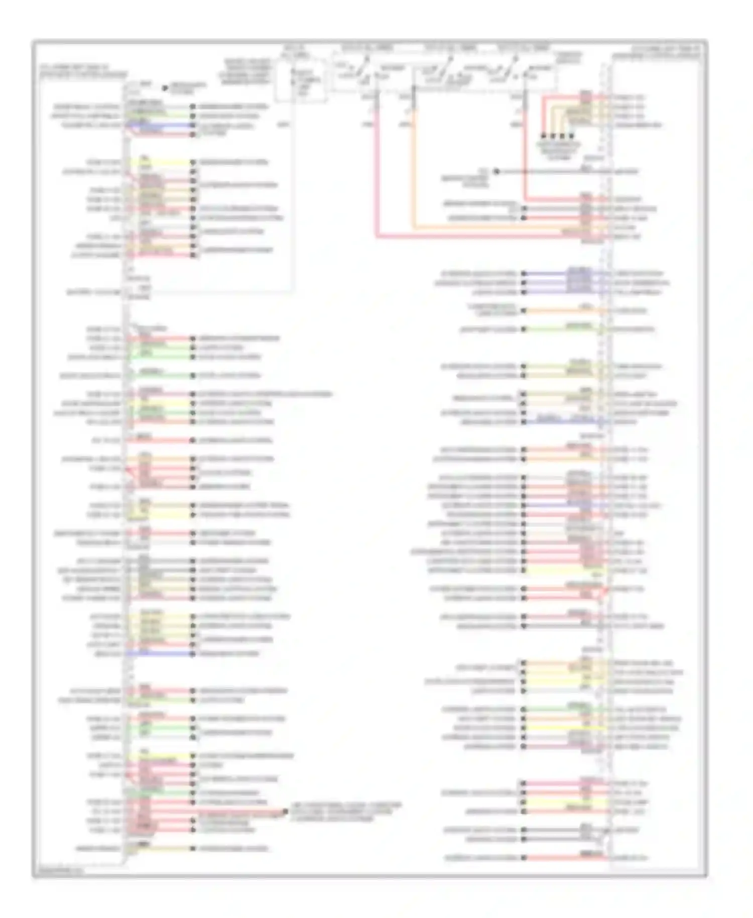 Tiburon Hyundai II (2002-2007): Body control modules circuit