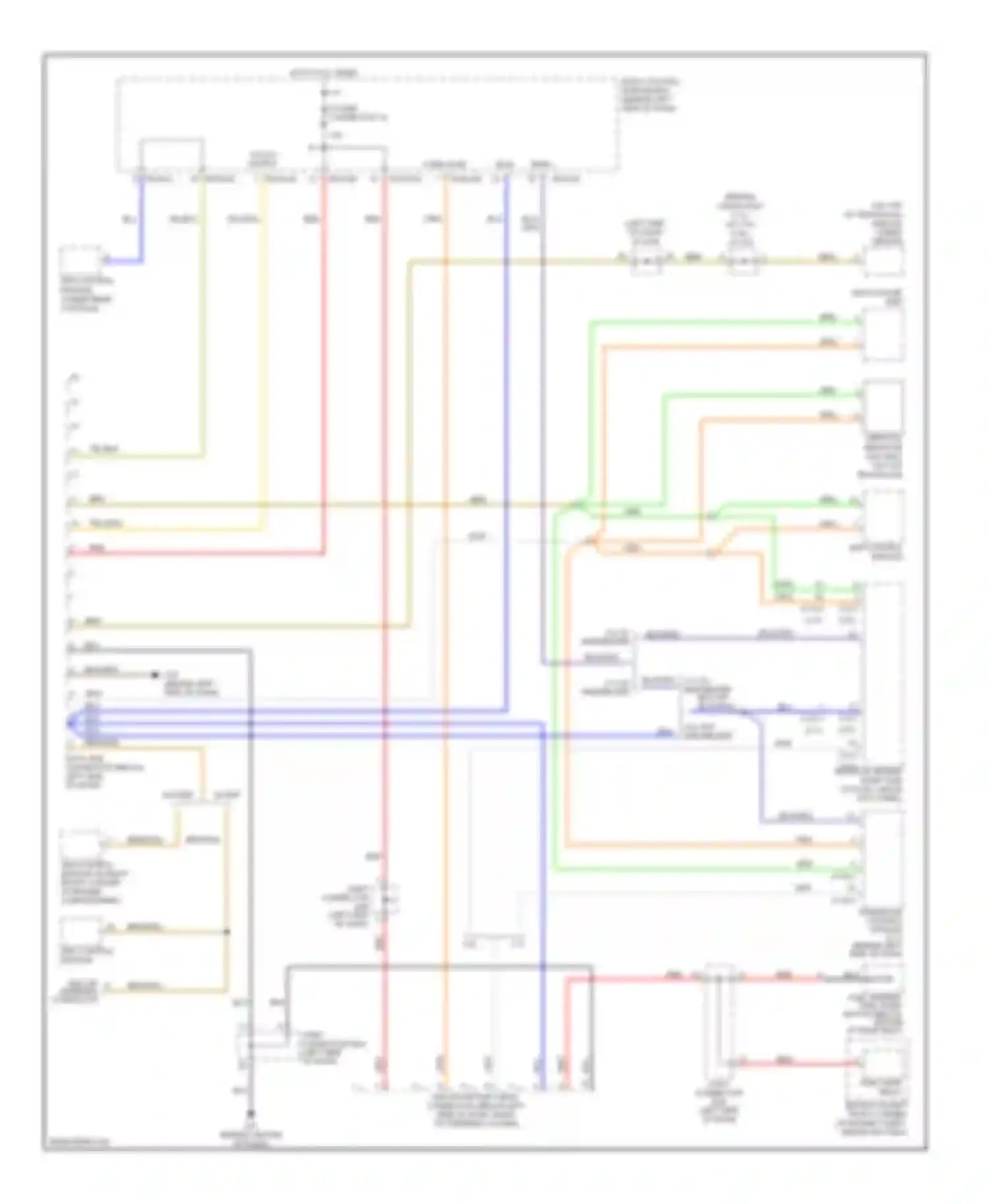 Tiburon Hyundai II (2002-2007): Computer data lines circuit