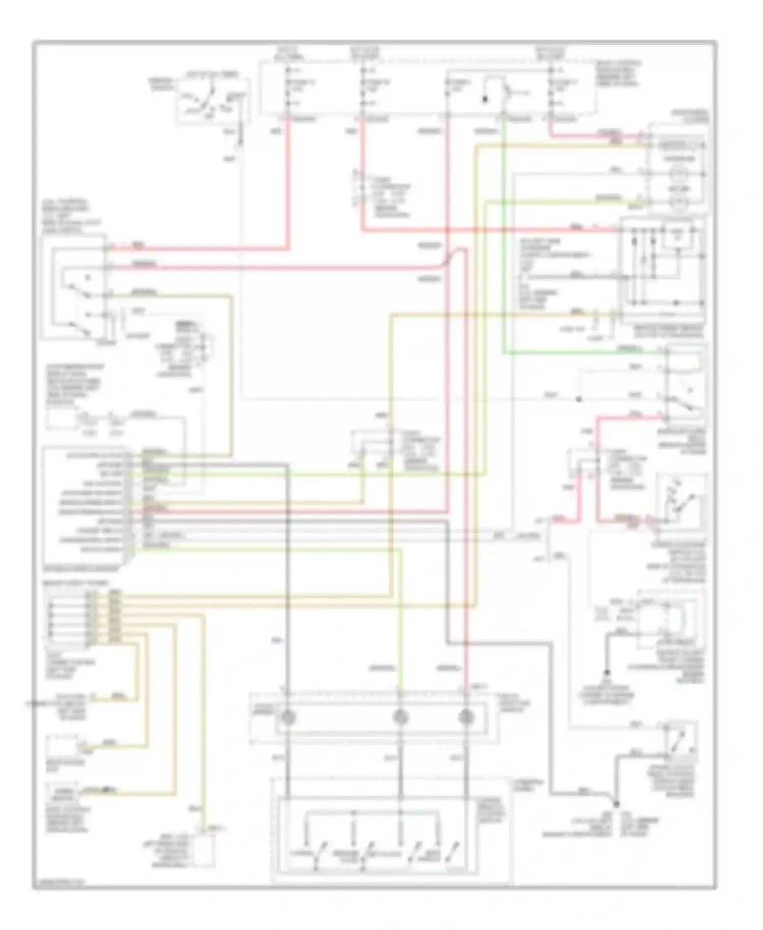 Tiburon Hyundai II (2002-2007): Cruise control circuit