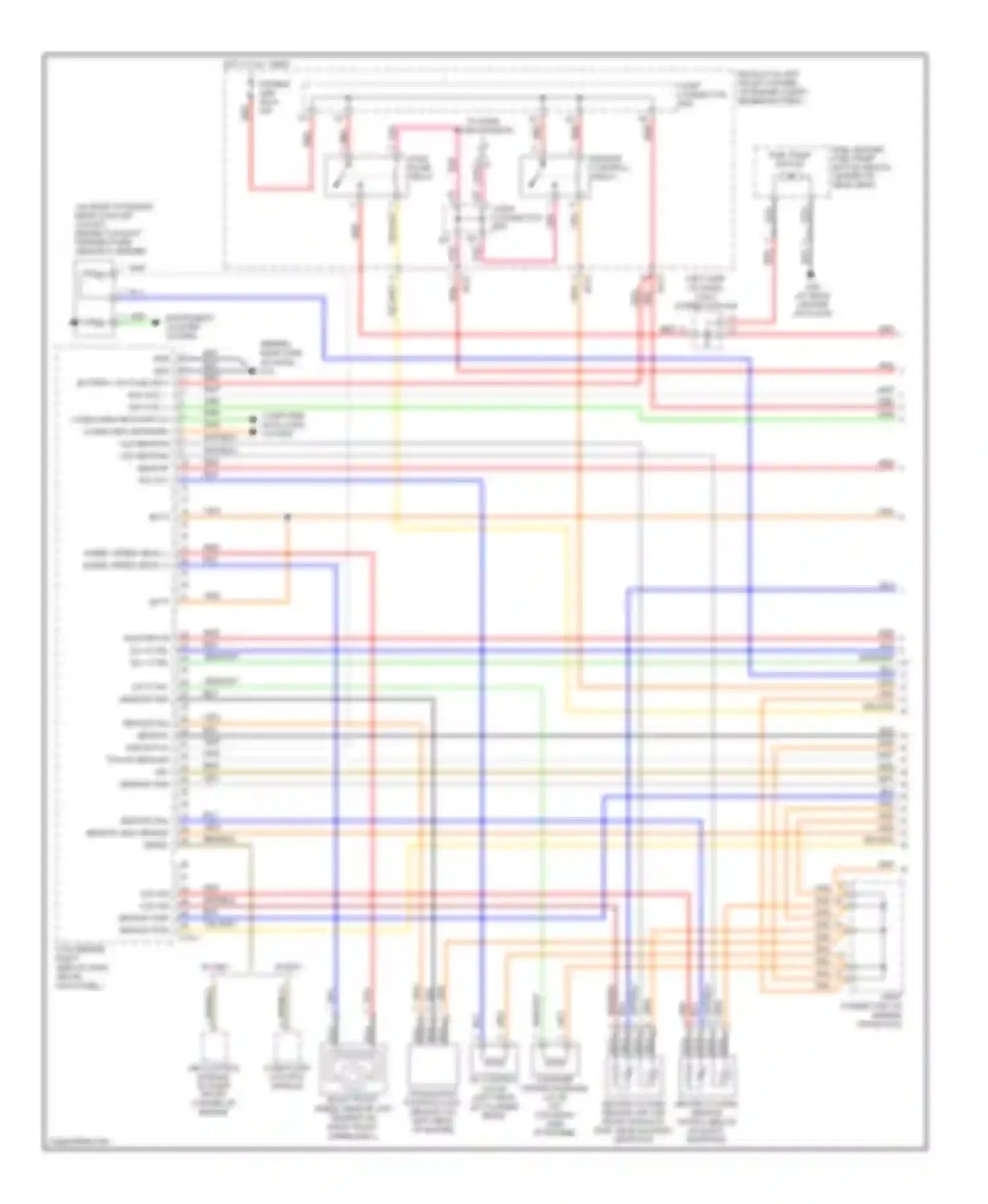 Tiburon Hyundai II (2002-2007): Wiring diagram engine performance 2.0l (1 of 4)