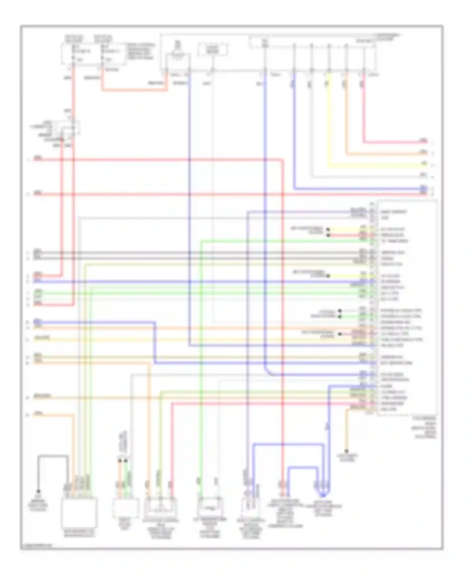 Tiburon Hyundai II (2002-2007): Wiring diagram engine performance 2.0l (3 of 4)