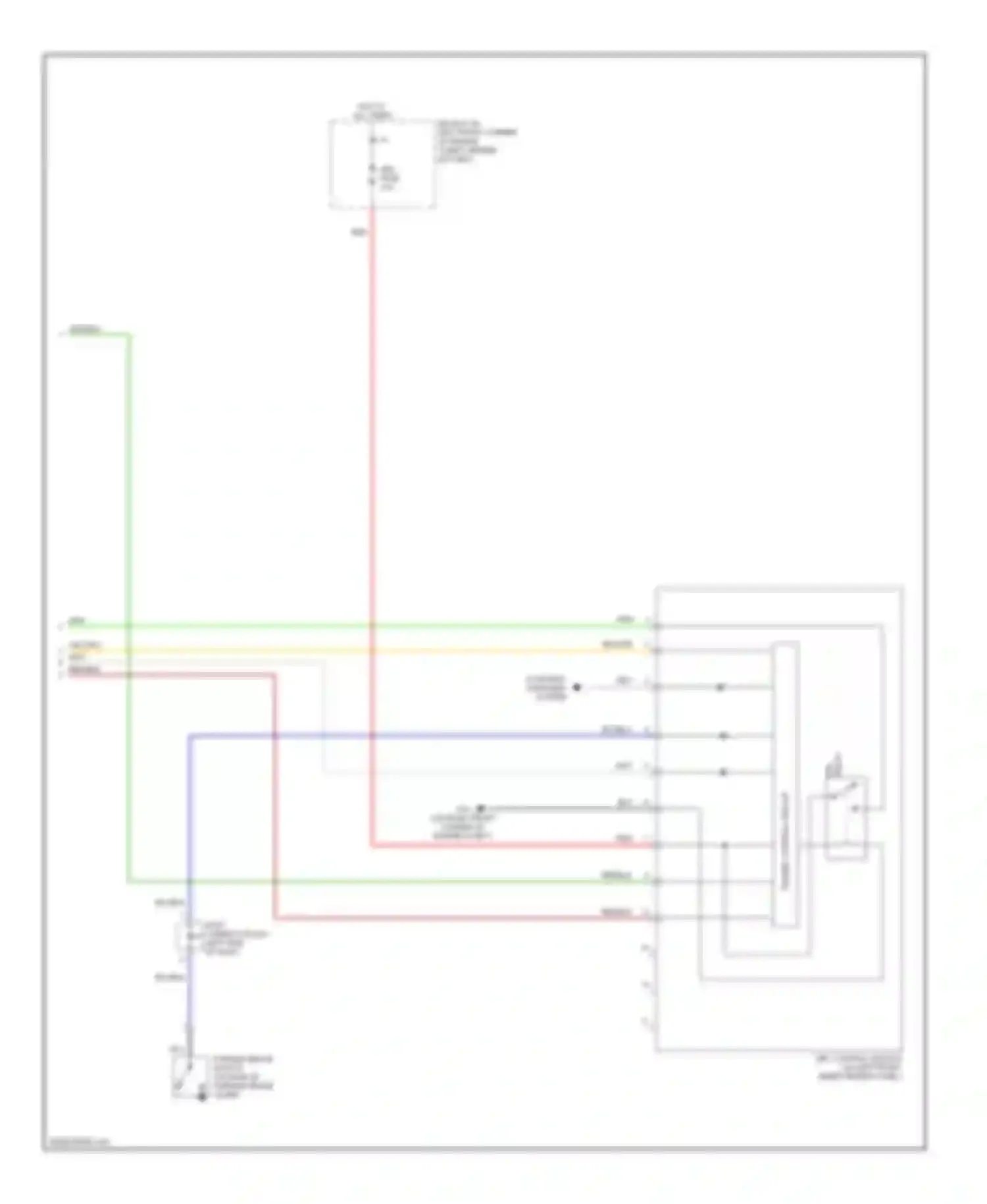 Tiburon Hyundai II (2002-2007): Headlights circuit, with drl (2 of 2)