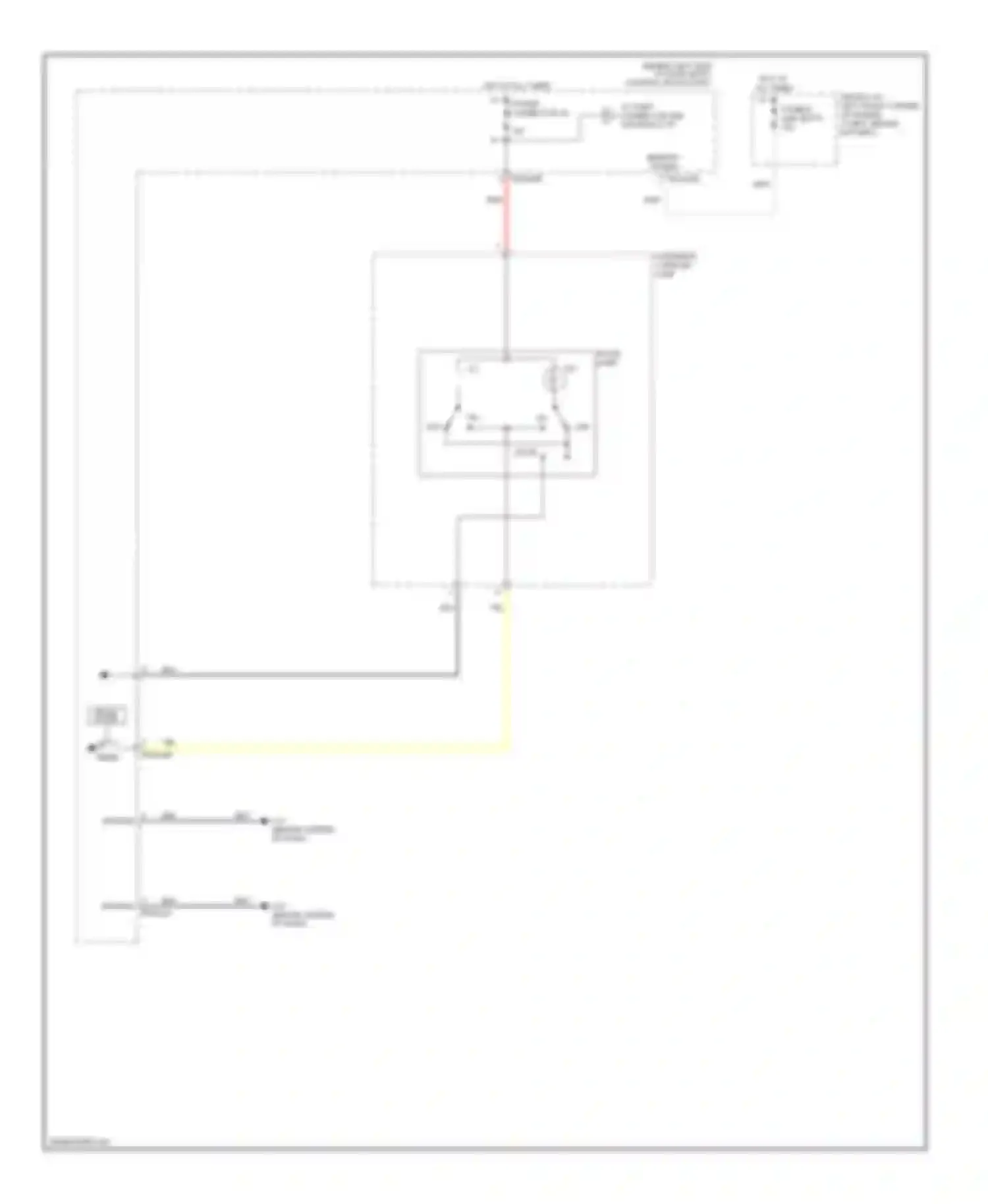 Tiburon Hyundai II (2002-2007): Courtesy lamps circuit (1 of 2)