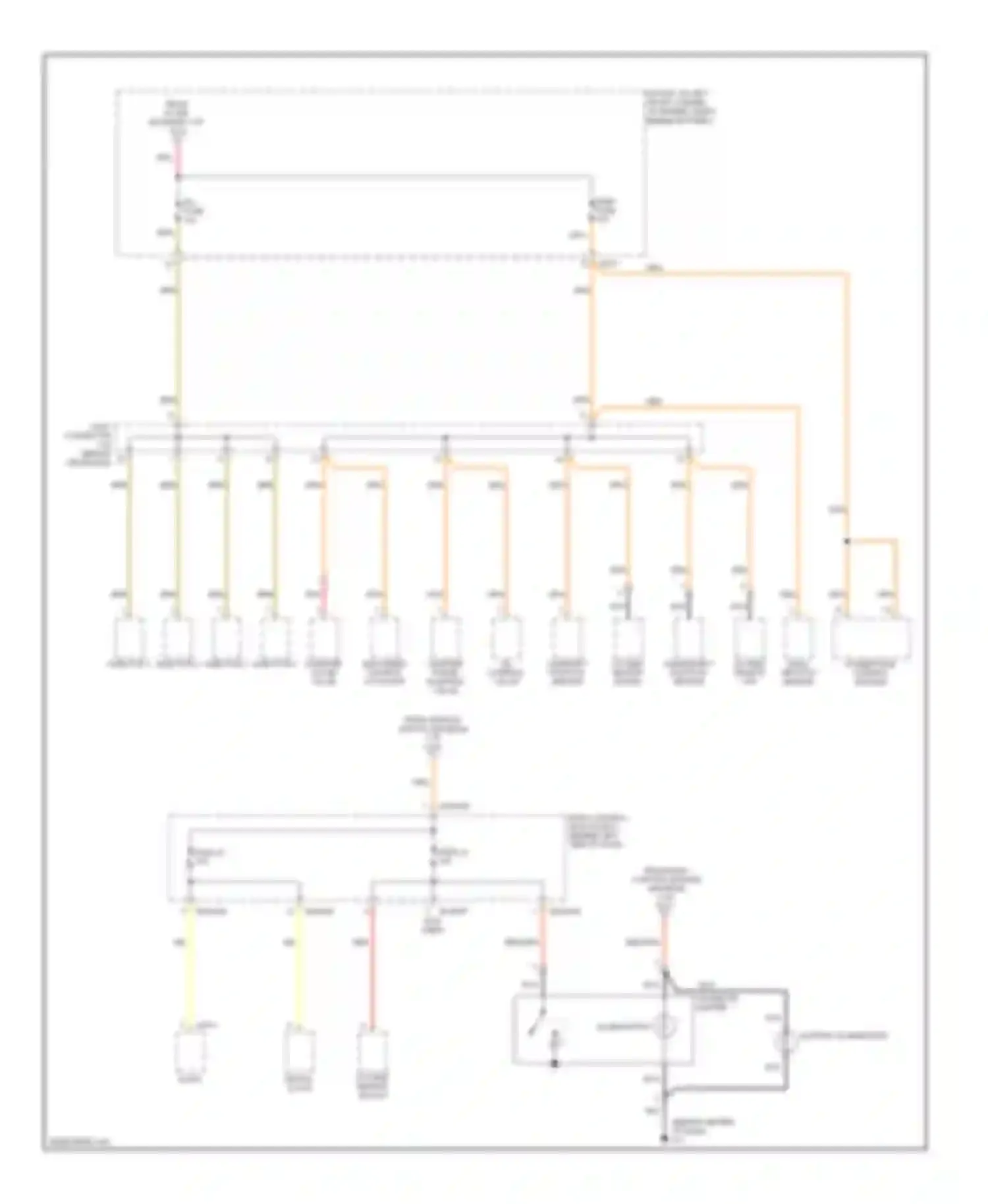 Tiburon Hyundai II (2002-2007): Power distribution circuit (2 of 8)