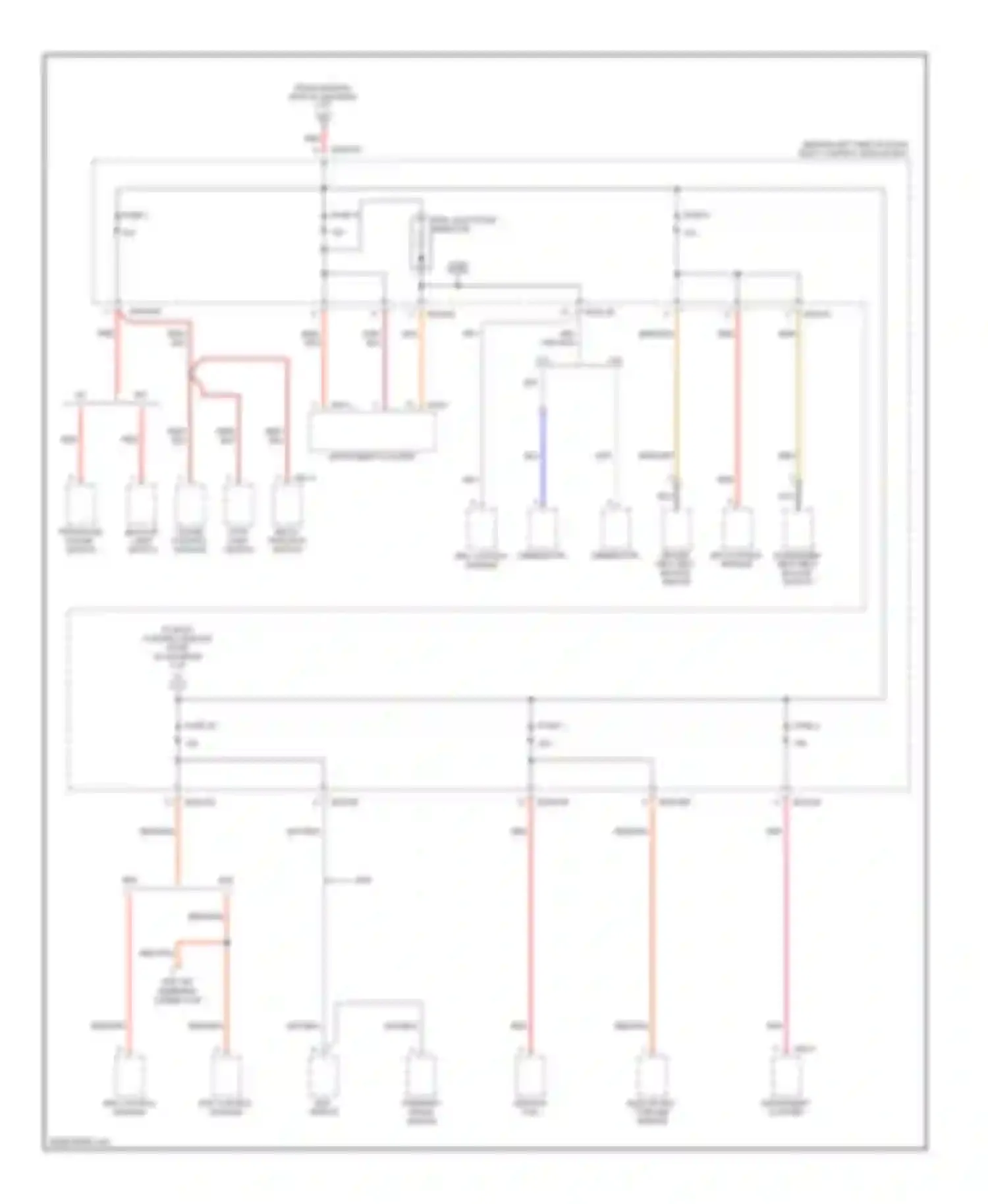Tiburon Hyundai II (2002-2007): Power distribution circuit (5 of 8)
