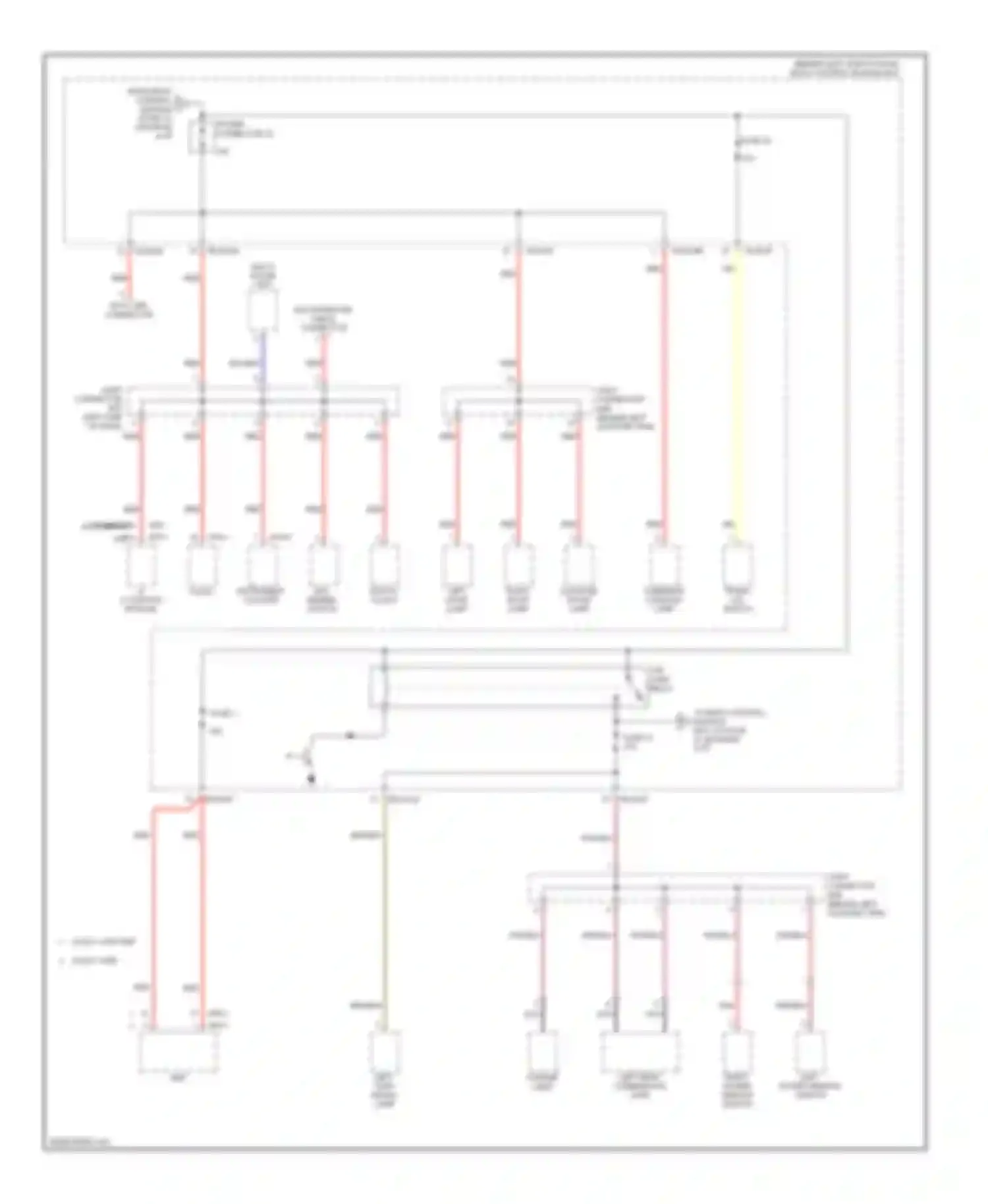 Tiburon Hyundai II (2002-2007): Power distribution circuit (7 of 8)