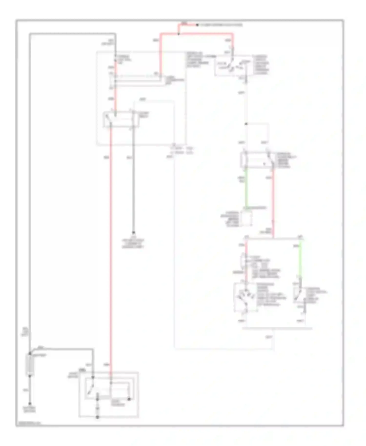 Tiburon Hyundai II (2002-2007): Starting circuit