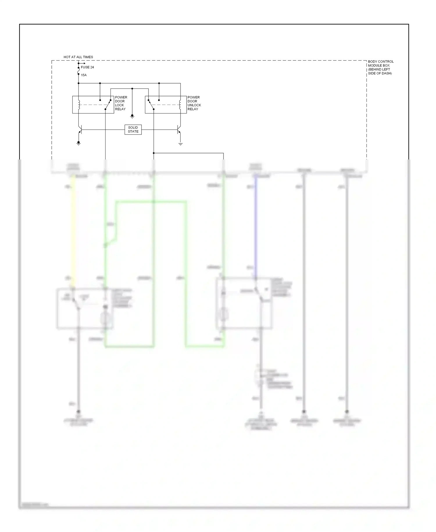 Wiring diagram bcm-ff for Hyundai Tiburon II (2002-2007) (11 of 17)