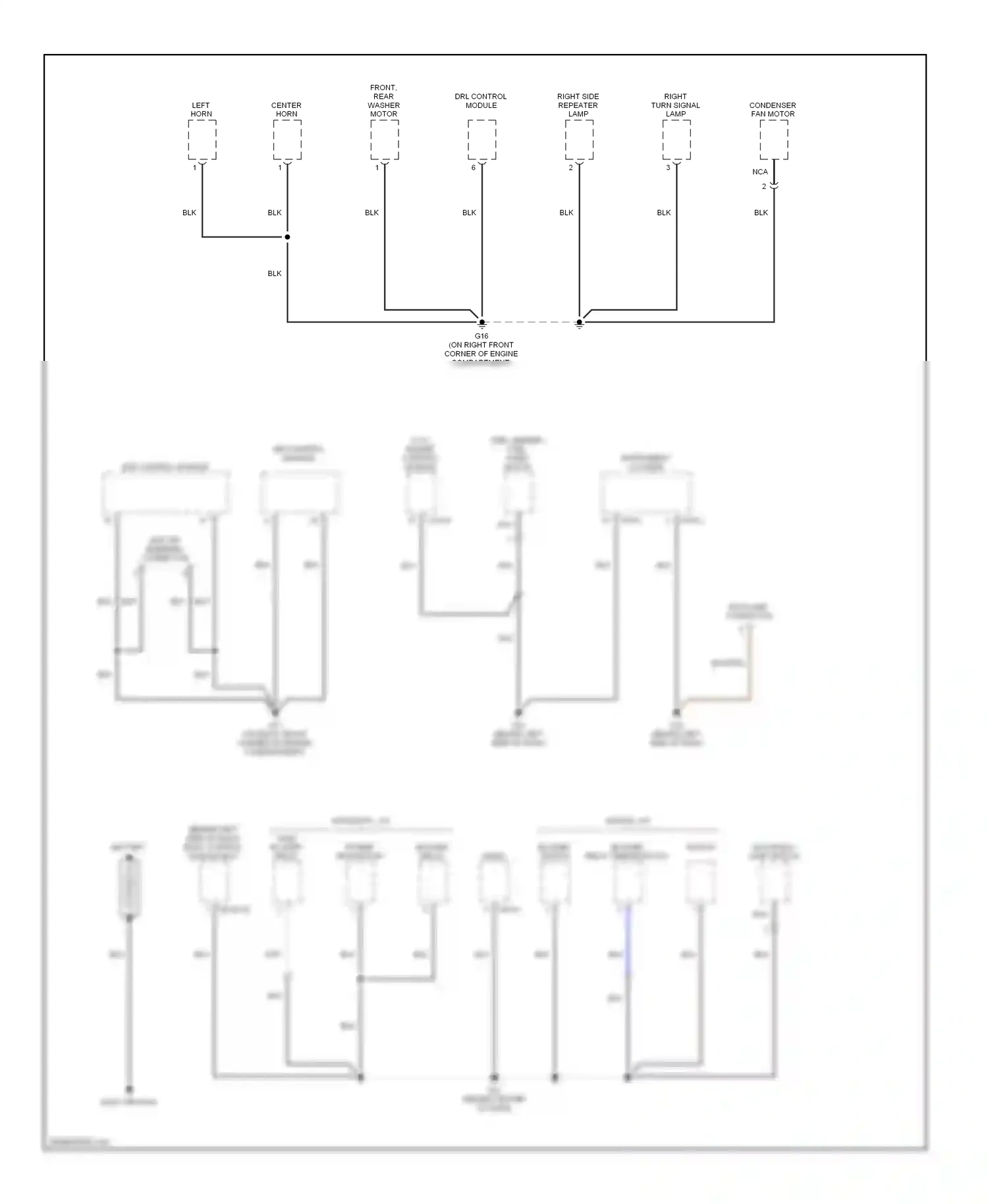 Wiring diagram blu for Hyundai Tiburon II (2002-2007) (22 of 43)