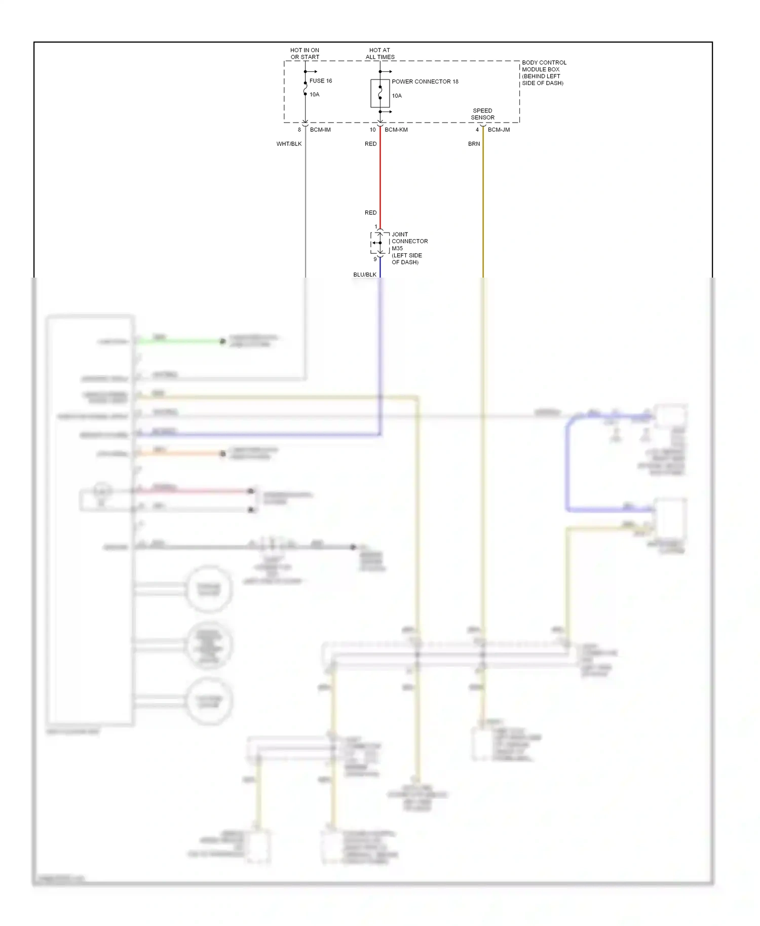 Wiring diagram blu for Hyundai Tiburon II (2002-2007) (28 of 43)