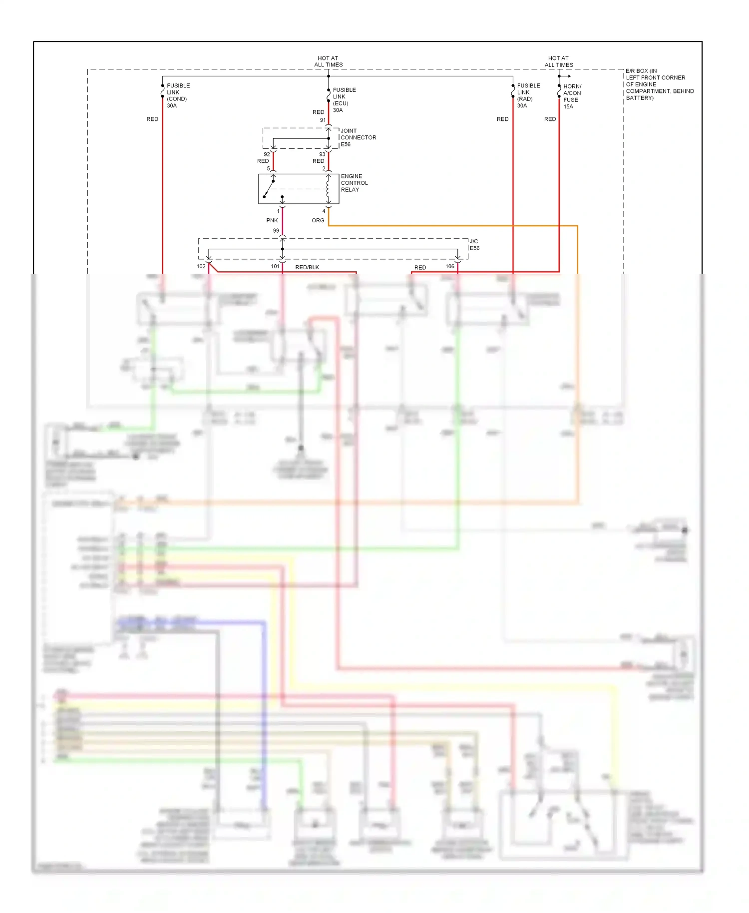Wiring diagram mid low for Hyundai Tiburon II (2002-2007) (1 of 1)
