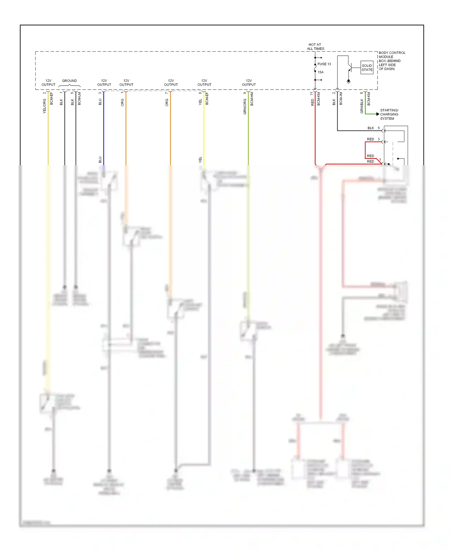 Wiring diagram solid state for Hyundai Tiburon II (2002-2007) (4 of 7)