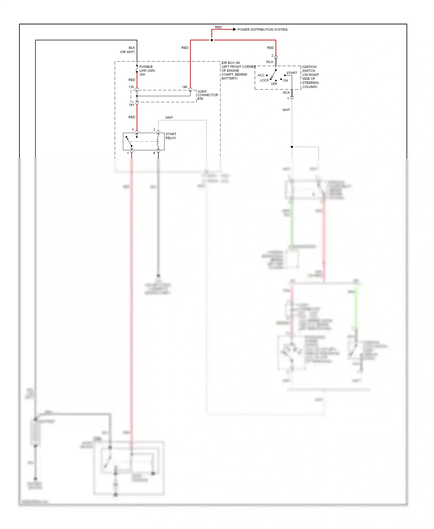 Wiring diagram transaxle range switch for Hyundai Tiburon II (2002-2007) (2 of 2)