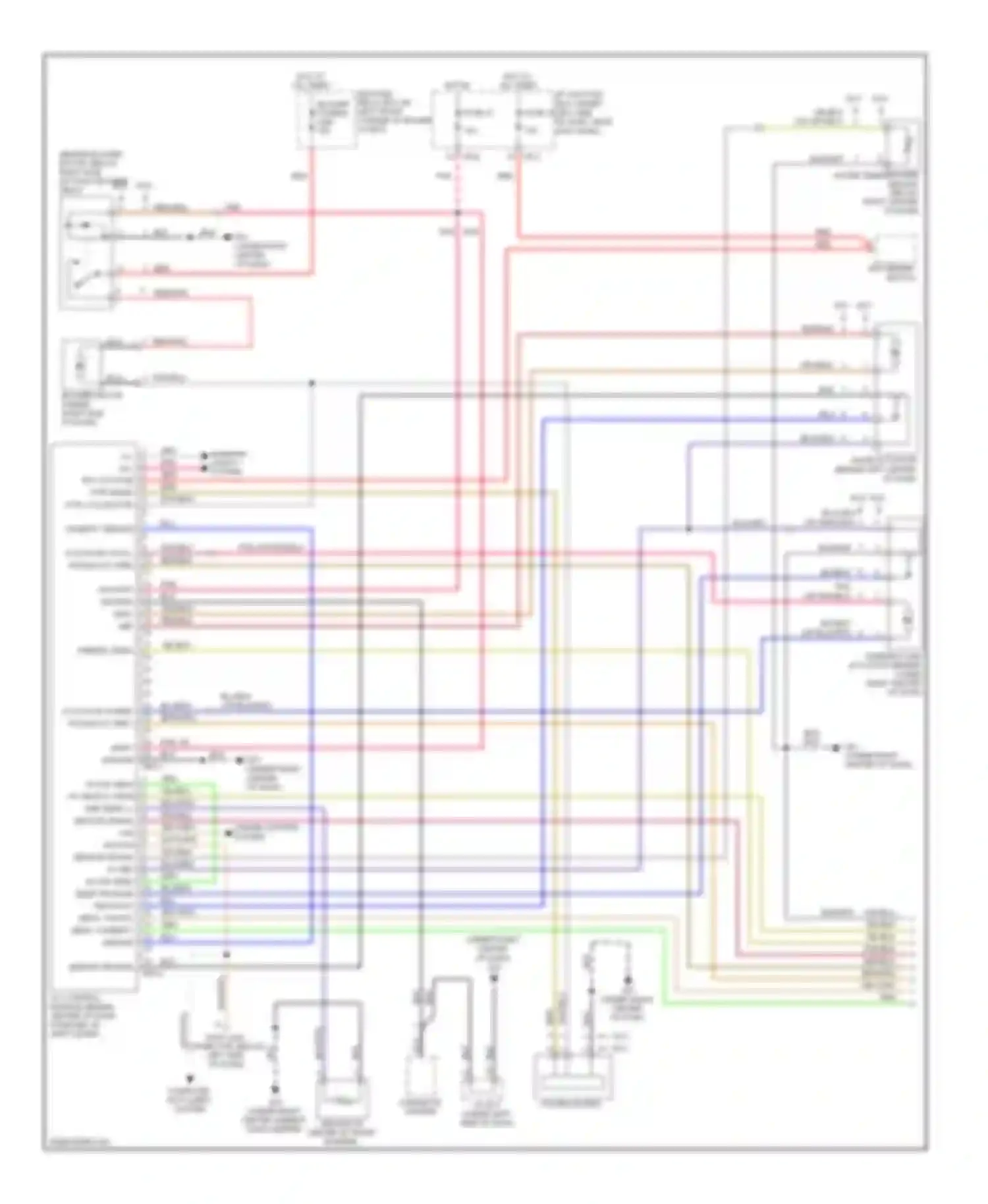 Tucson Hyundai I (2004-2011): Automatic a/c circuit (1 of 2)