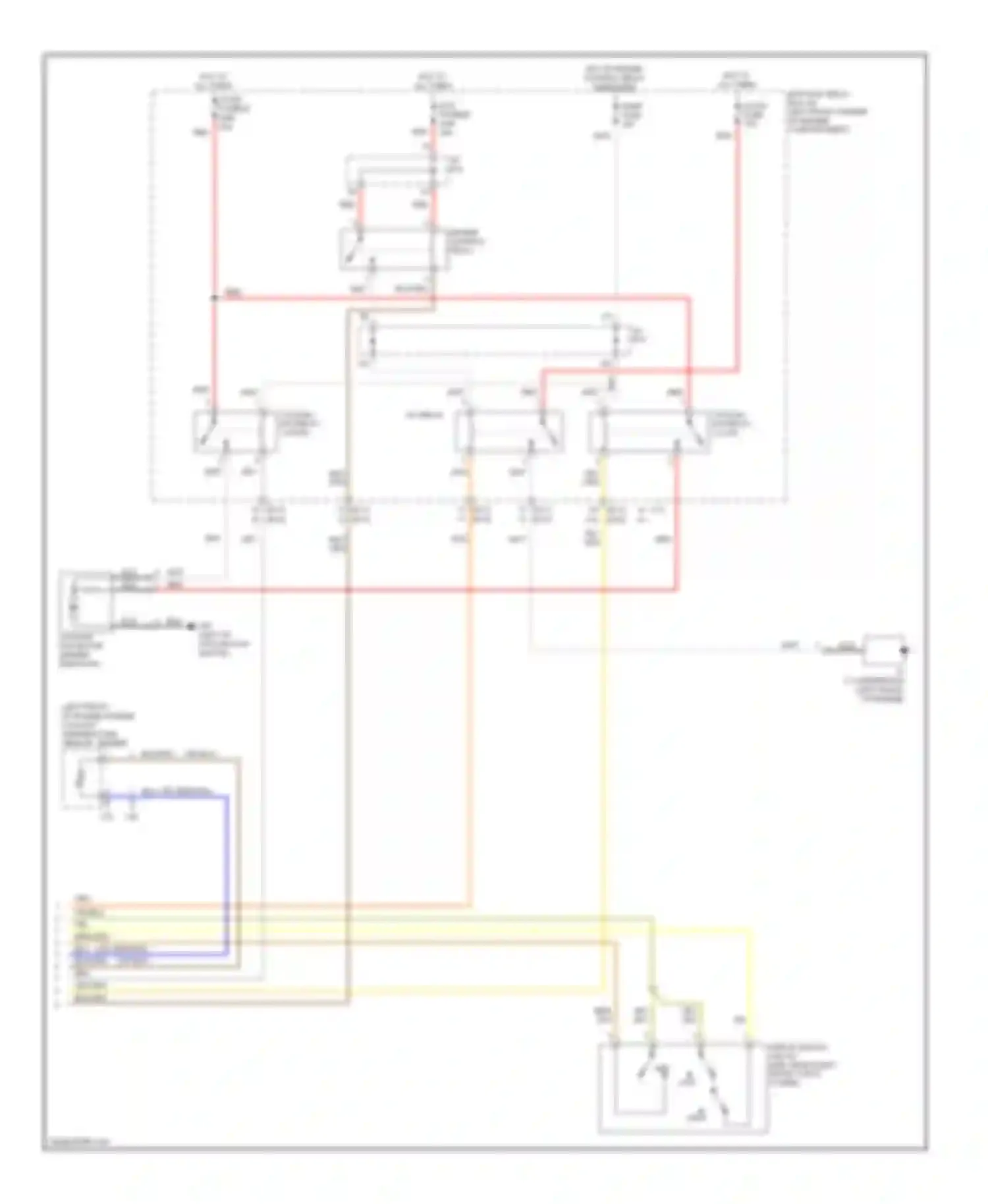 Tucson Hyundai I (2004-2011): Manual a/c circuit (2 of 2)