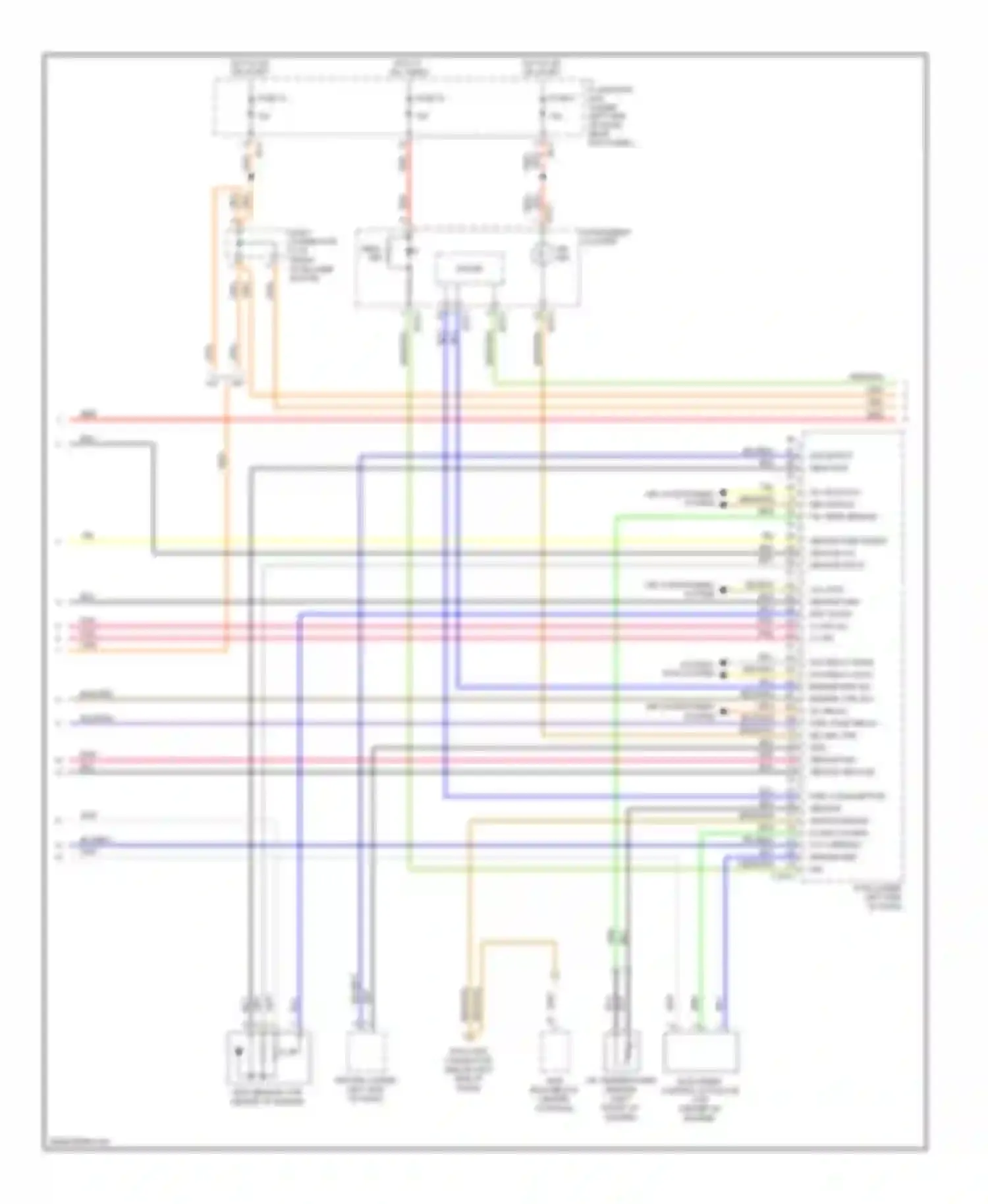 Tucson Hyundai I (2004-2011): Wiring diagram engine performance 2.0l (3 of 4)