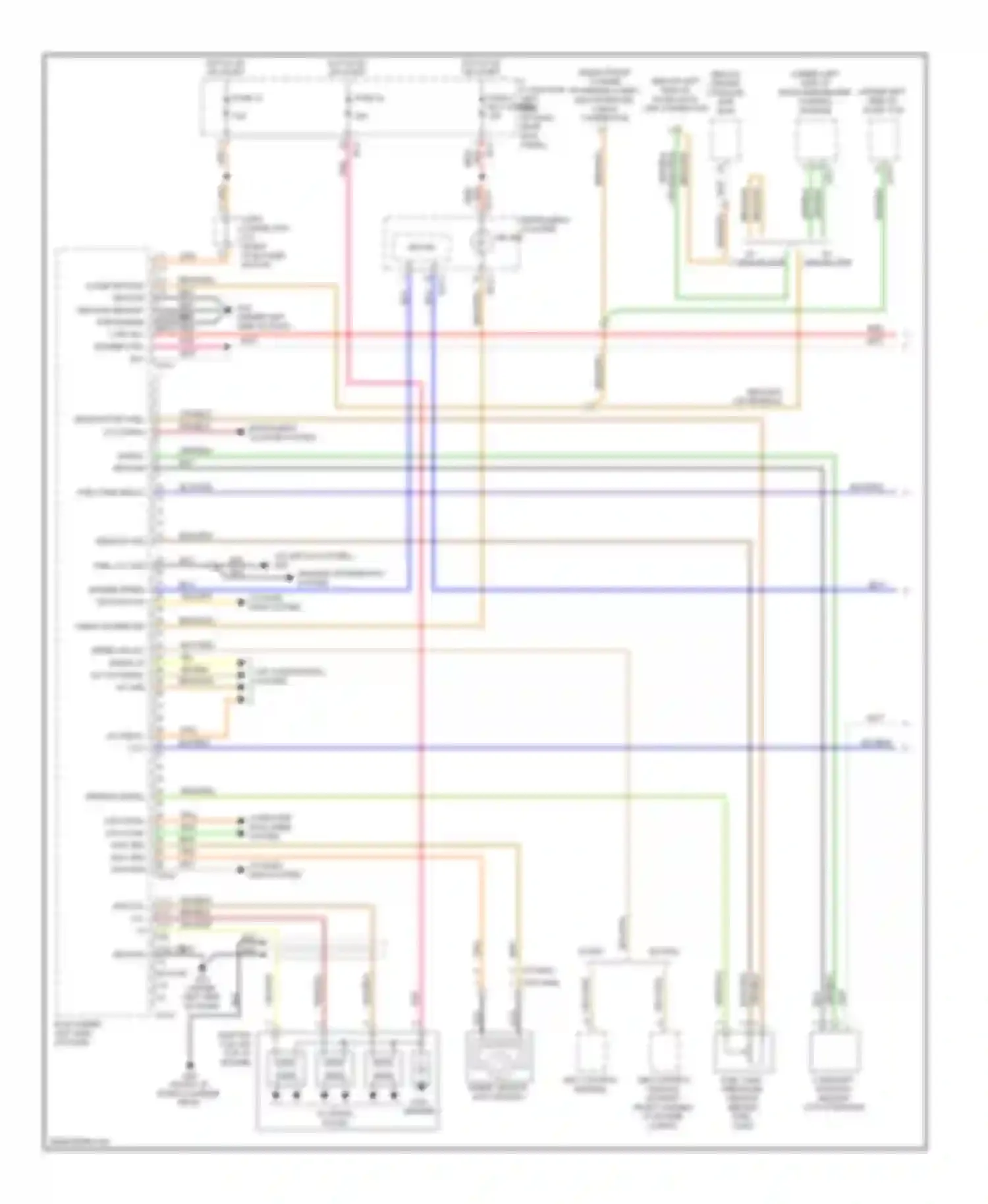 Tucson Hyundai I (2004-2011): Wiring diagram engine performance 2.7l (1 of 3)