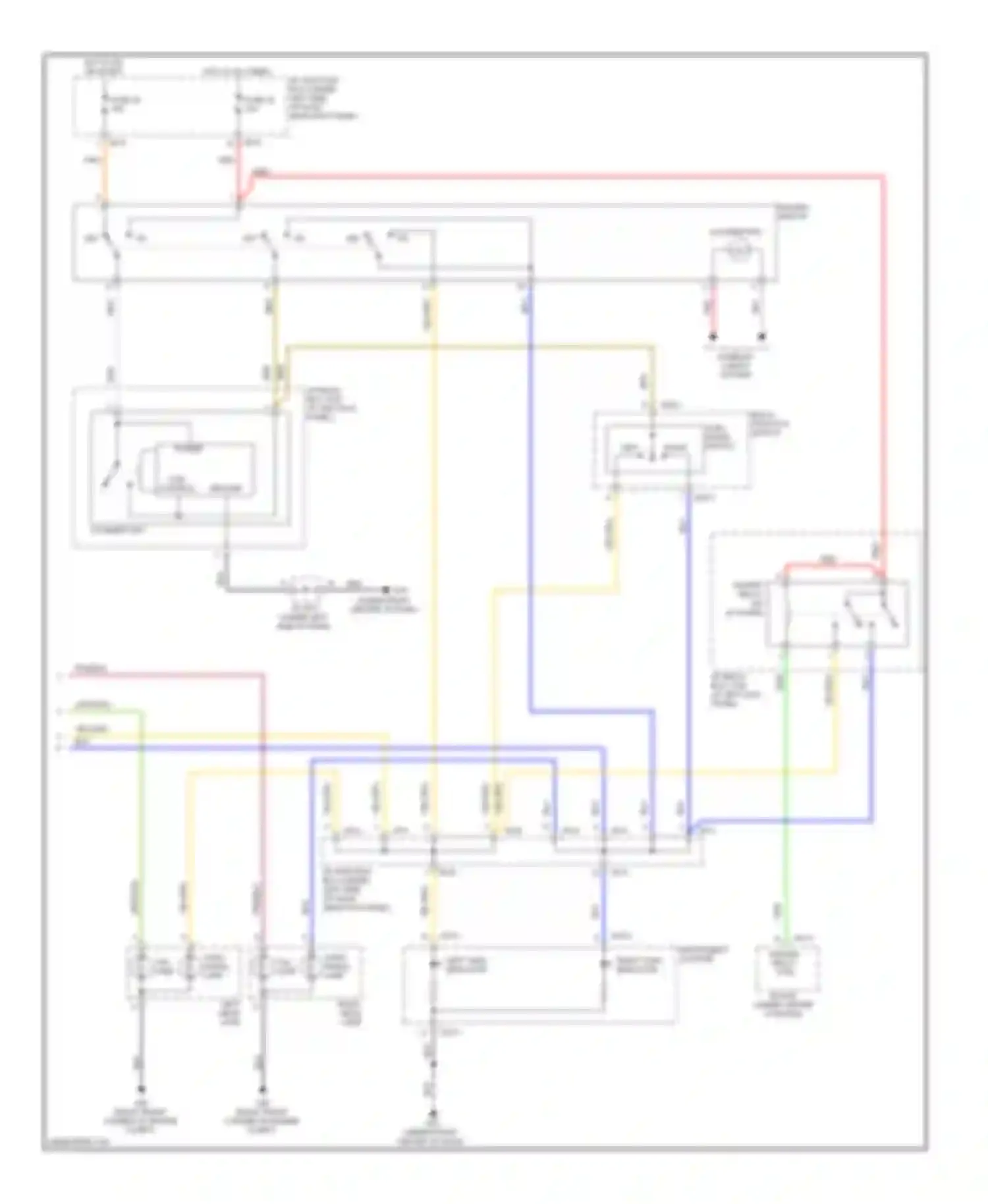 Tucson Hyundai I (2004-2011): Exterior lamps circuit (2 of 2)